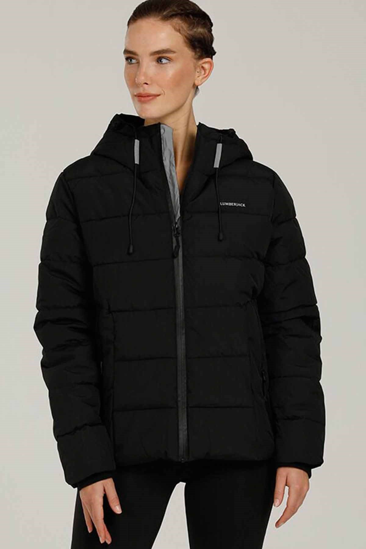 Sahil SporMontLumberjack Su Gecirmez Bayan Mont Kadın Mont LMR0010SIYAH