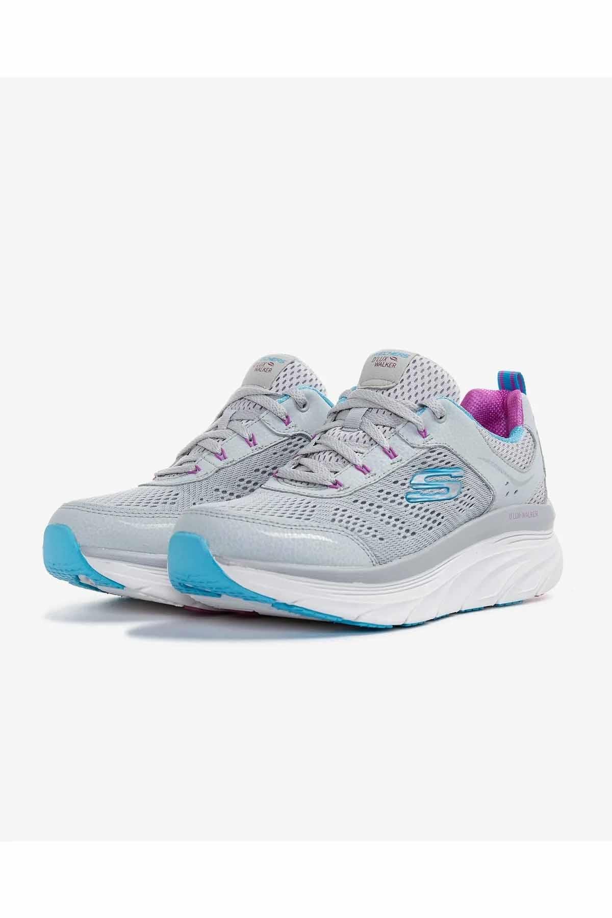 SKECHERSGünlük SporSkechers D'LUX WALKER Kadın Günlük Spor Ayakkabı 149023 LGMT Gri