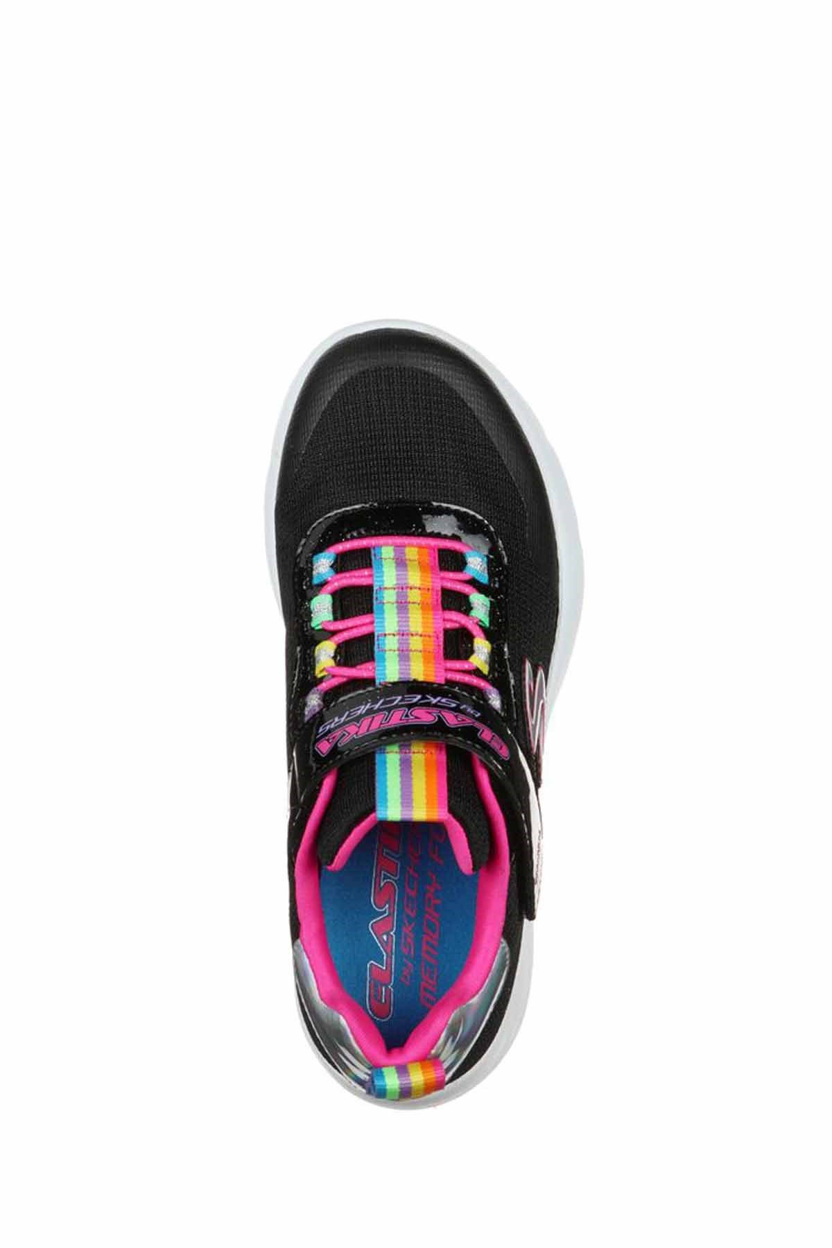 SKECHERSGünlük SporSkechers Dynamight 2.0-Rockin' Rainbow Çocuk Günlük Spor Ayakkabı 302464L BKMT Siyah