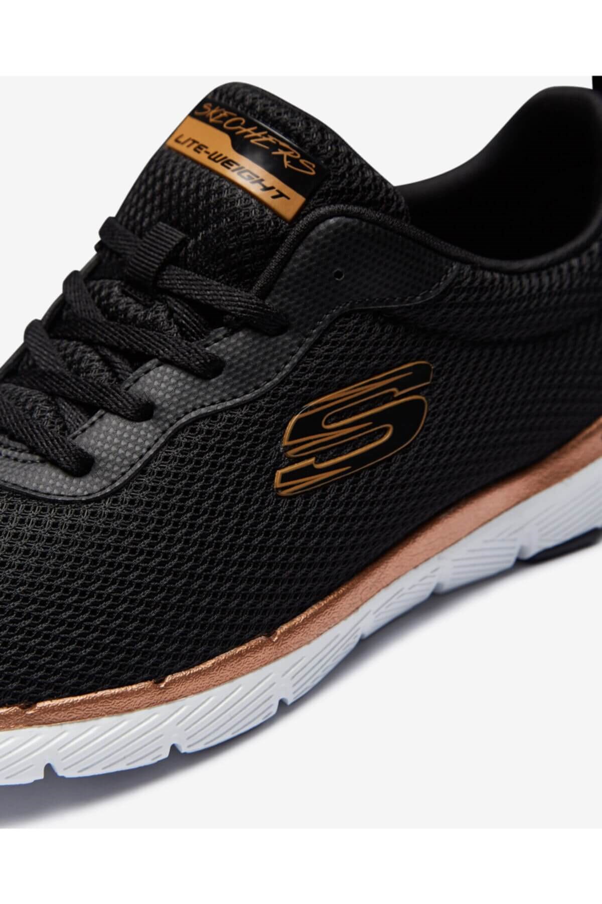 SKECHERSGünlük SporSkechers Flex Appeal 3.0 Kadın Günlük Spor Ayakkabı S13070 BKRG Siyah