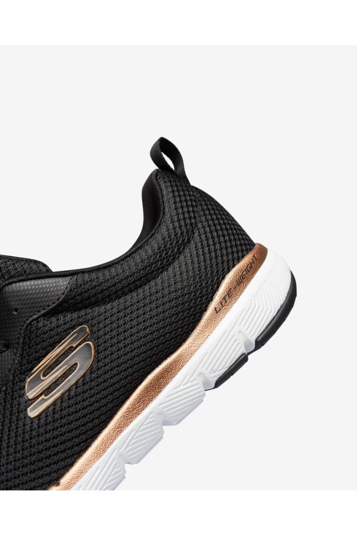 SKECHERSGünlük SporSkechers Flex Appeal 3.0 Kadın Günlük Spor Ayakkabı S13070 BKRG Siyah