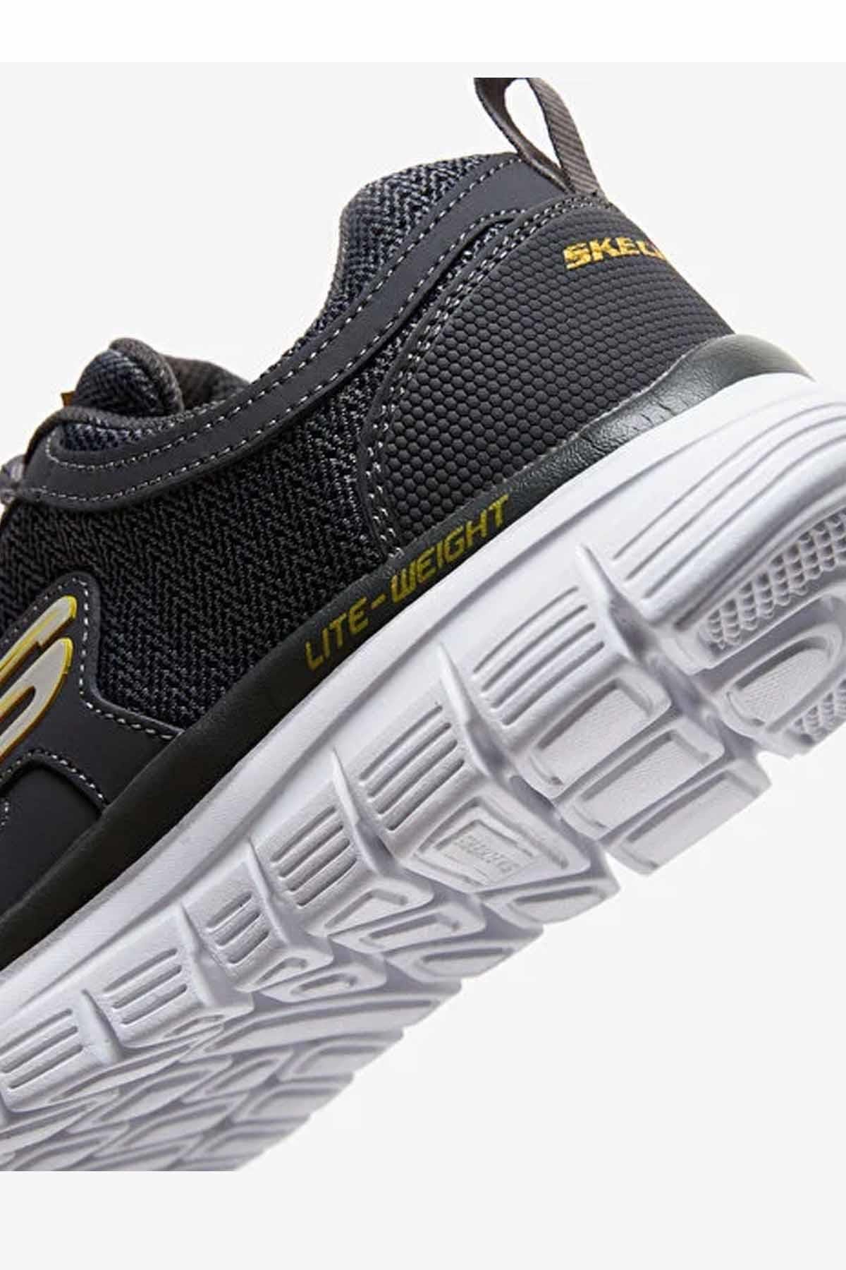 SKECHERSGünlük SporSkechers Skechers Lite-Weight Qtr Overlay Erkek Günlük Spor Ayakkabı 52635 CHAR GRI