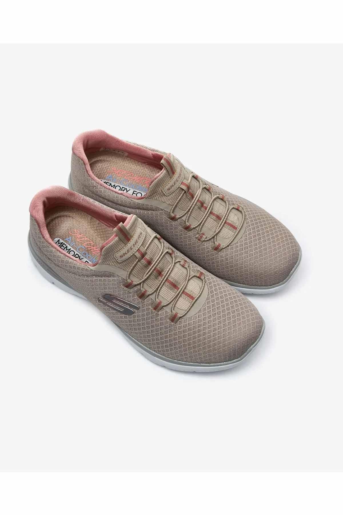 SKECHERSGünlük SporSkechers SUMMİTS Kadın Günlük Spor Ayakkabı 12980TK TPPK Bej-Pembe