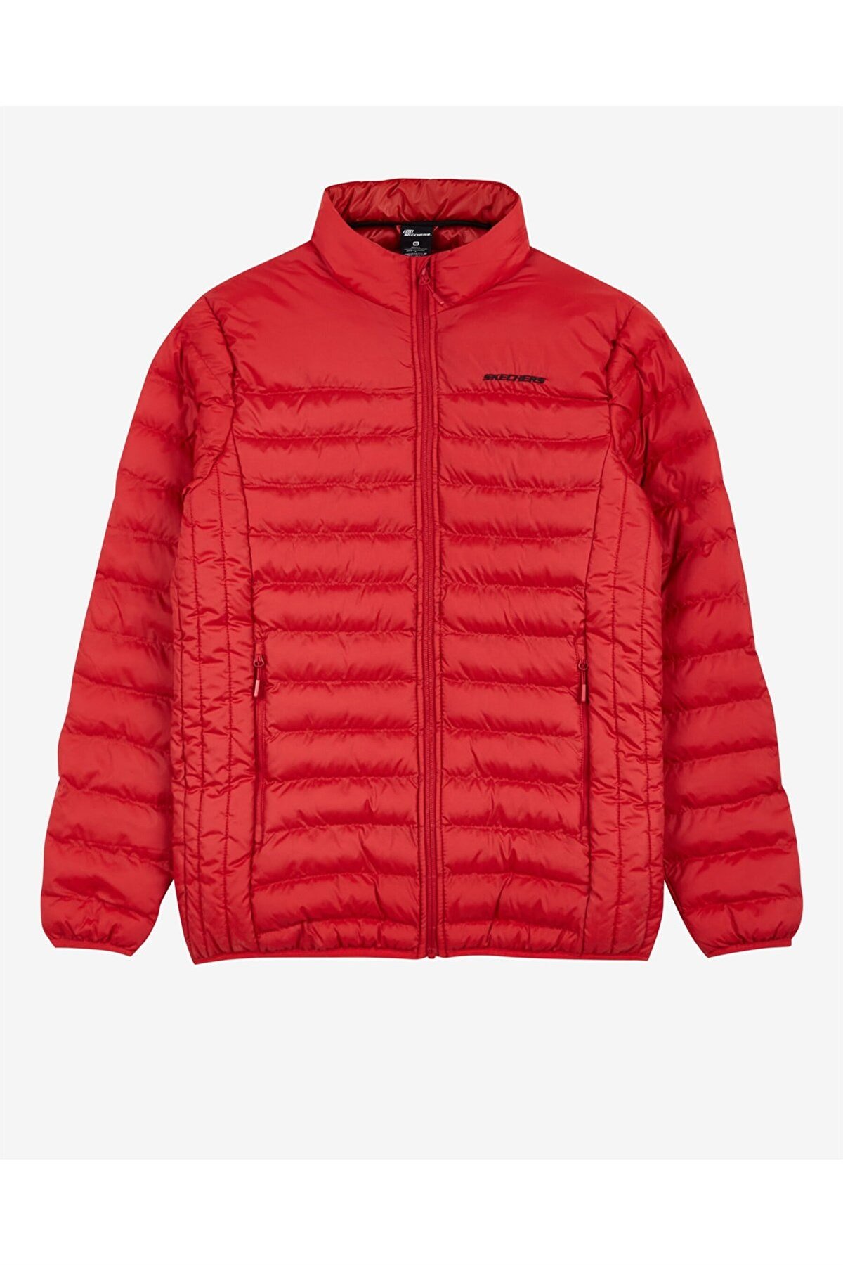 SKECHERSMontSkechers M Essential Turtle Neck Jacket Erkek Mont S202721-600 Red