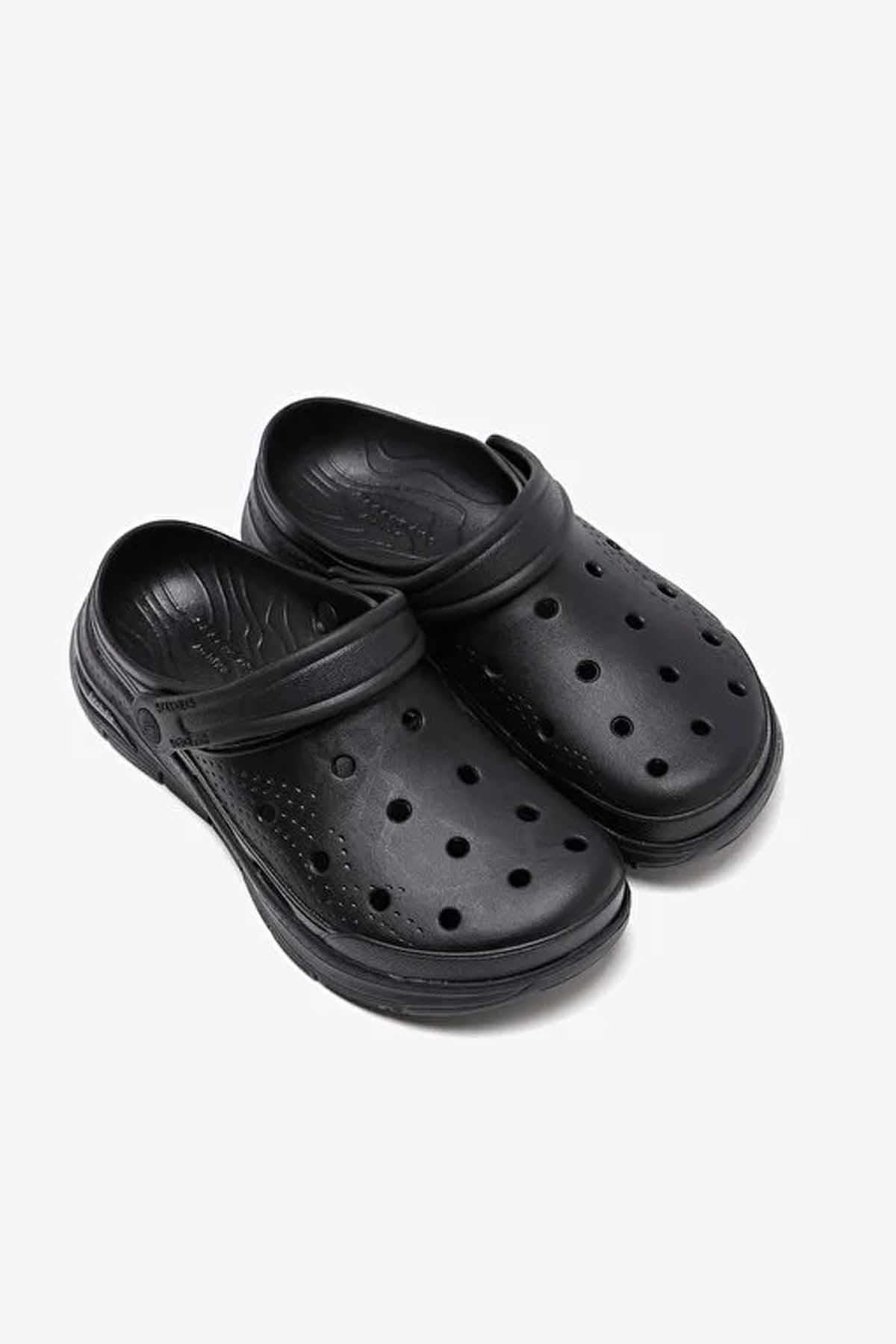 SKECHERSSandaletSkechers ARCH FIT FOAMIES - VALIANT Erkek Sandalet Ayakkabı 243160 BBK Siyah