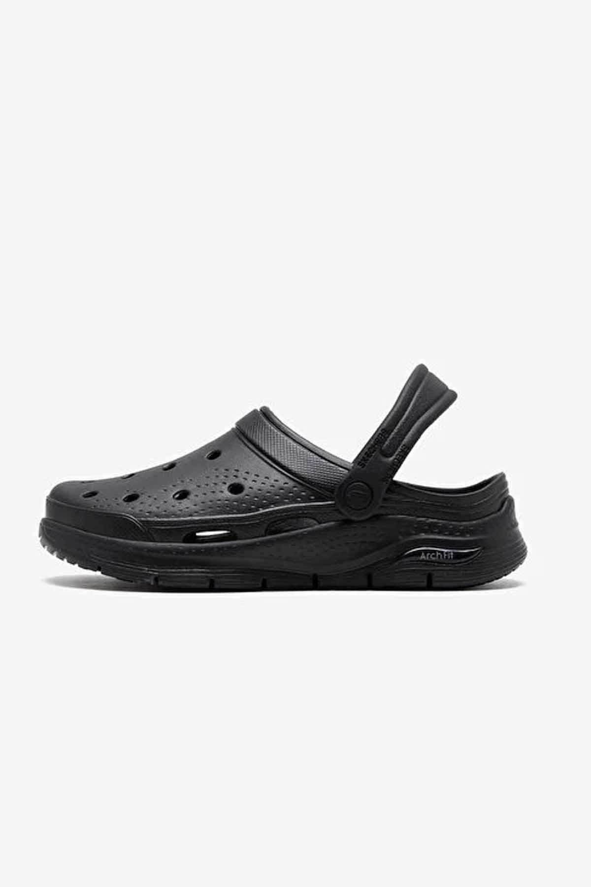 SKECHERSSandaletSkechers ARCH FIT FOAMIES - VALIANT Erkek Sandalet Ayakkabı 243160 BBK Siyah