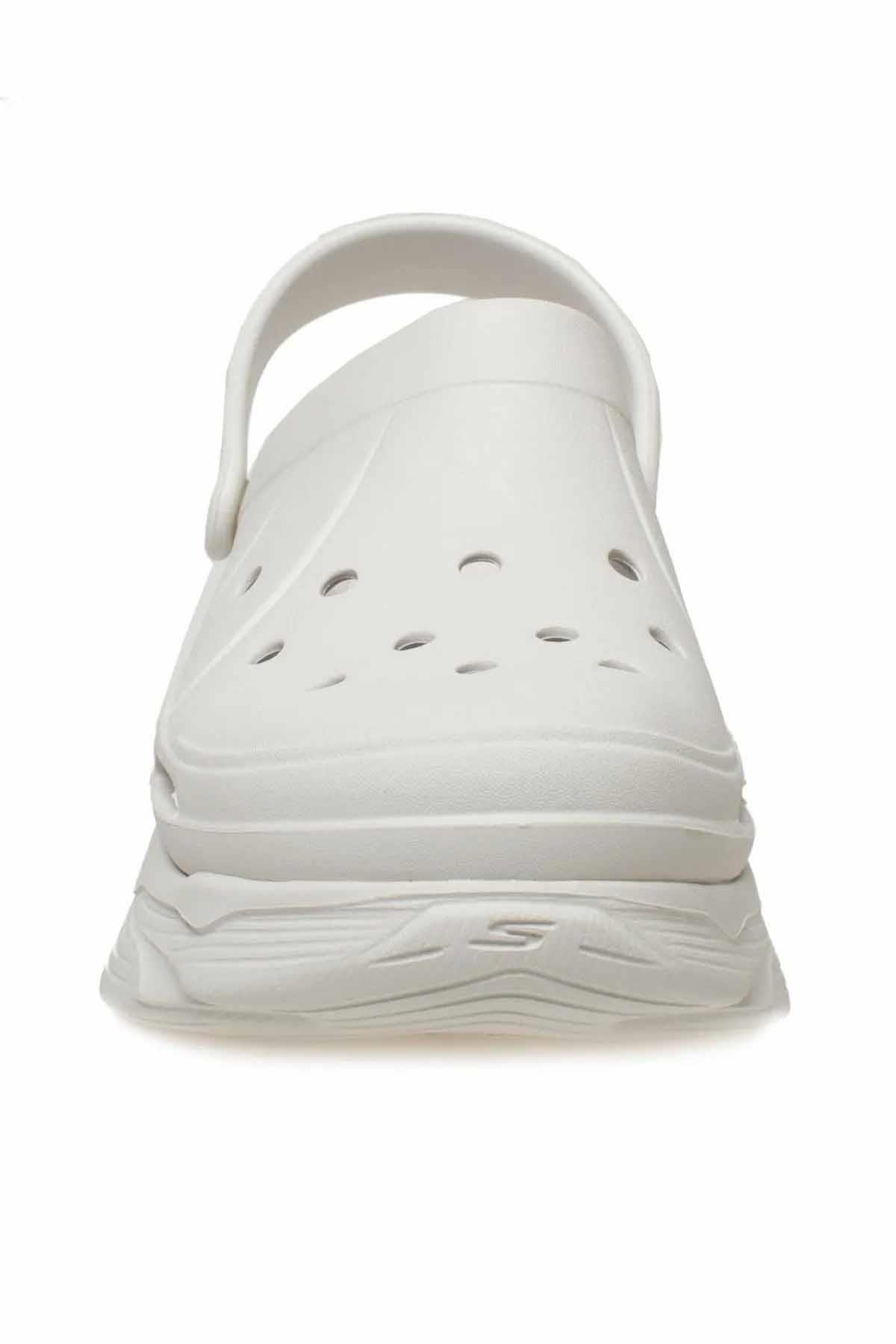 SKECHERSSandaletSkechers MAX CUSHIONING FOAMIES Kadın Sandalet Ayakkabı 111127 WHT Beyaz