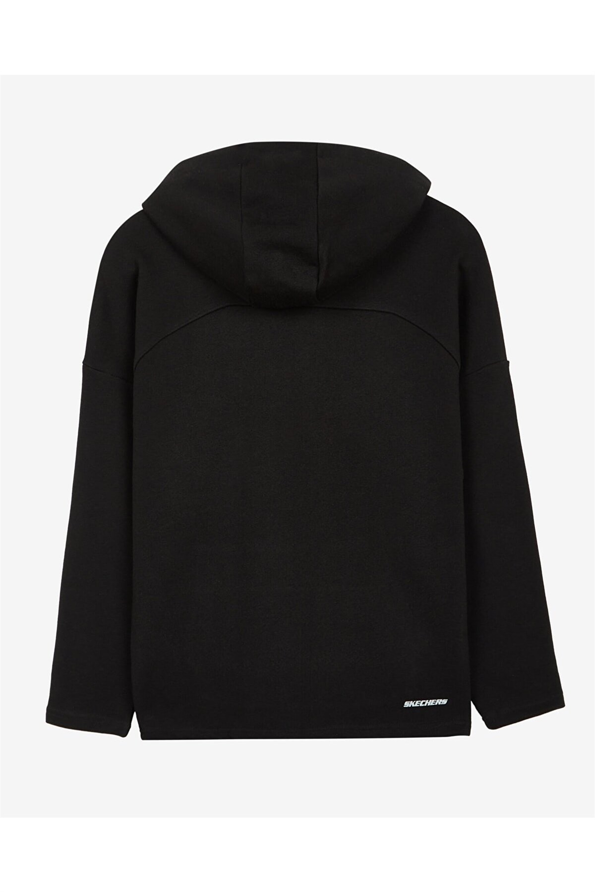 SKECHERSSweatshirtSkechers Mid Weight Fleece W Hoodie Sweatshirt Kadın Sweatshirt S222048-001 Black