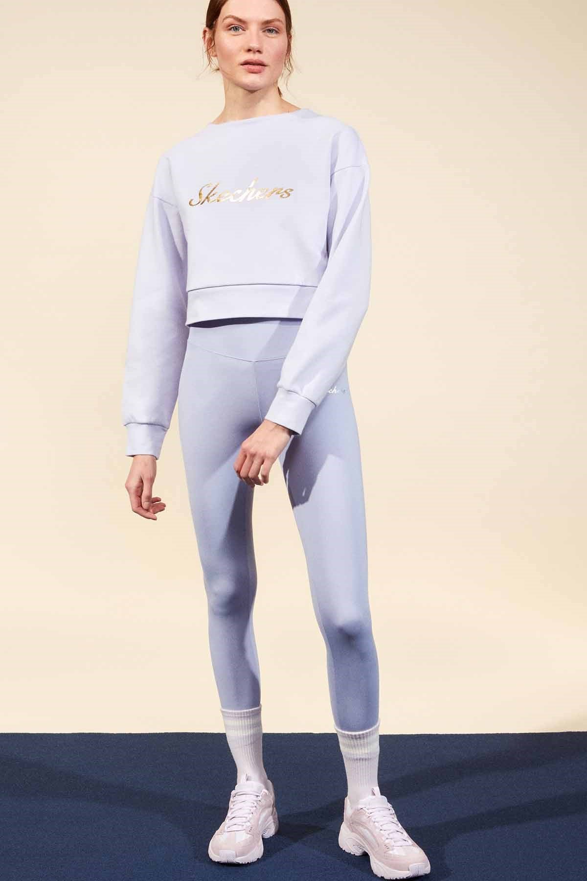 SKECHERSTaytSkechers Legging W Ankle Kadın Tayt S211299-496 Lila