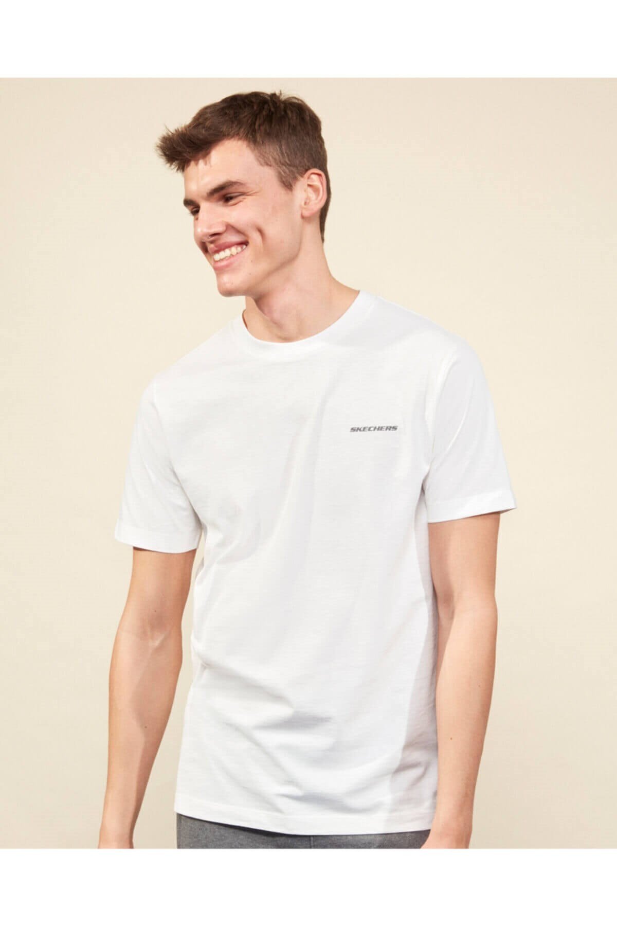SKECHERSTişörtSkechers Graphic Tee M Erkek Tişört S202256-102 Beyaz