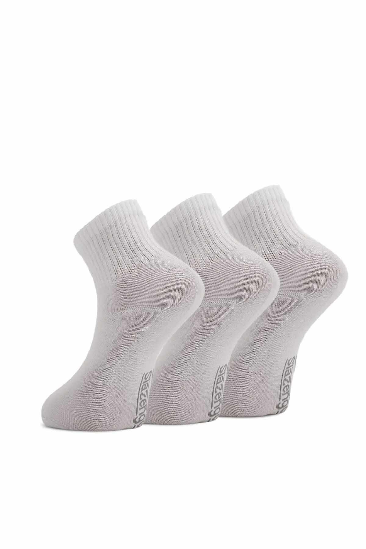 SLAZENGERÇorapSlazenger Jadon 3'lü Kısa Unisex Çorap SX22CE002-000BEYAZ