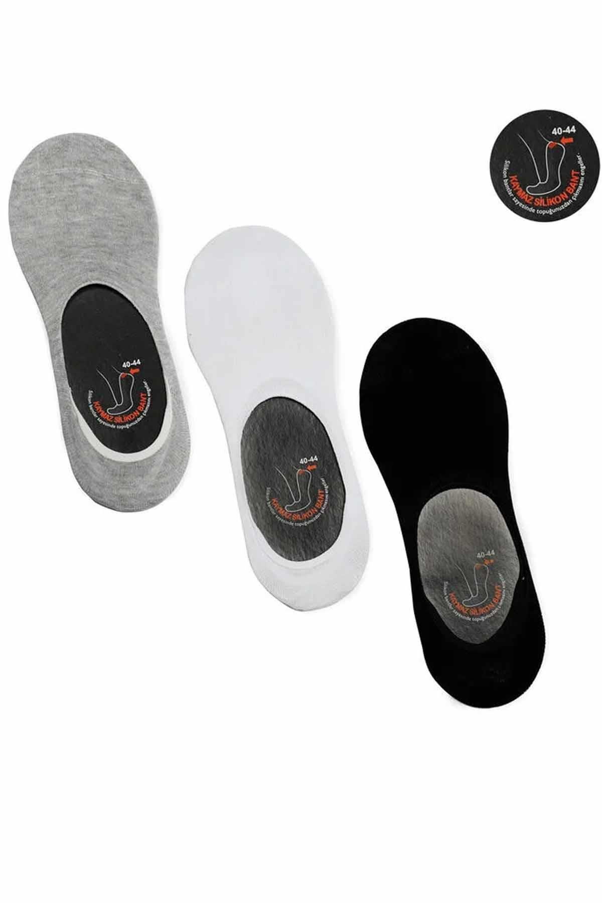 SLAZENGERÇorapSlazenger Jail 3'lü Babet Unisex Çorap SX11CE046-999MÇok Renkli