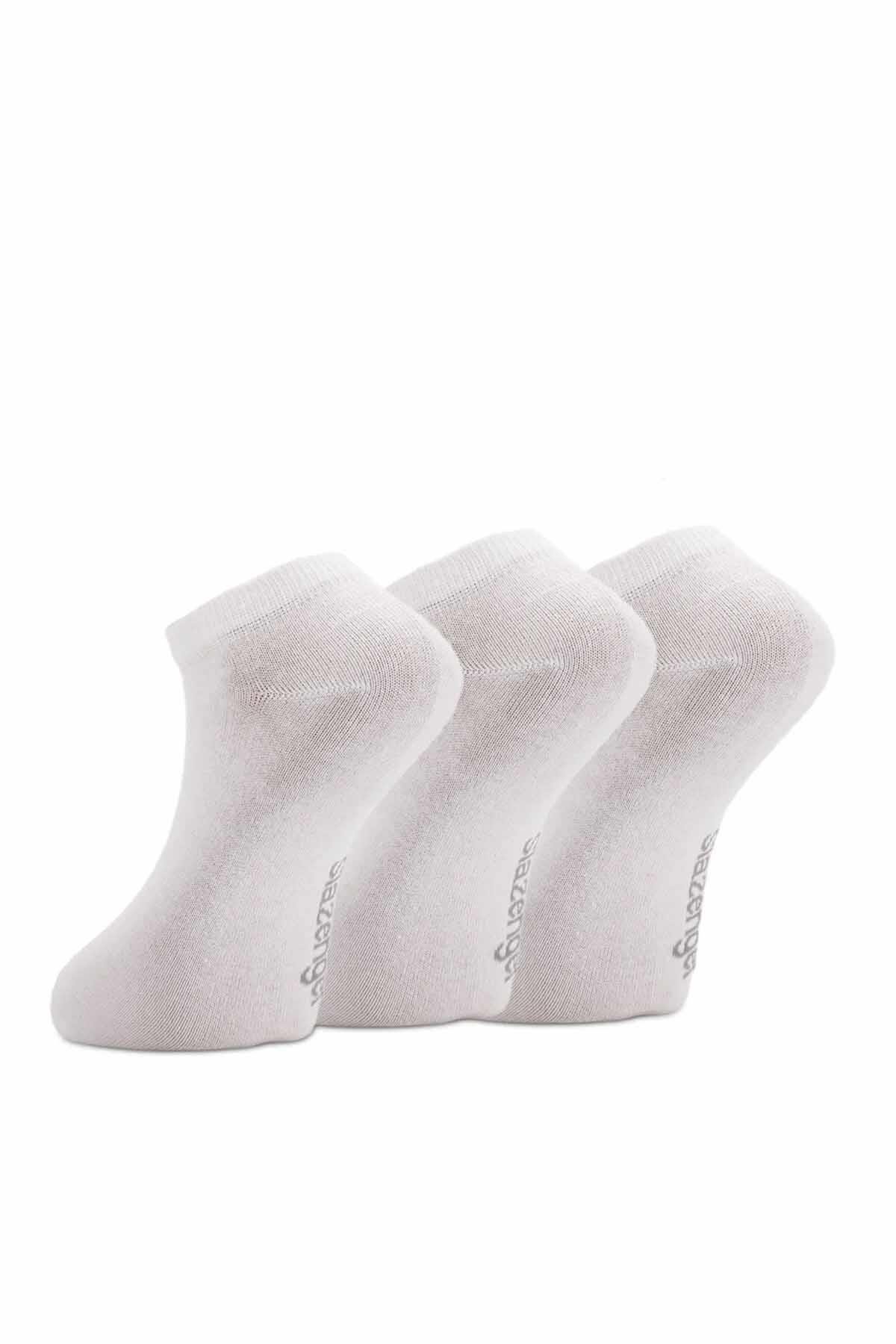 SLAZENGERÇorapSlazenger Jaime 3'lü Bilek Unisex Çorap SX22CE004-000BEYAZ