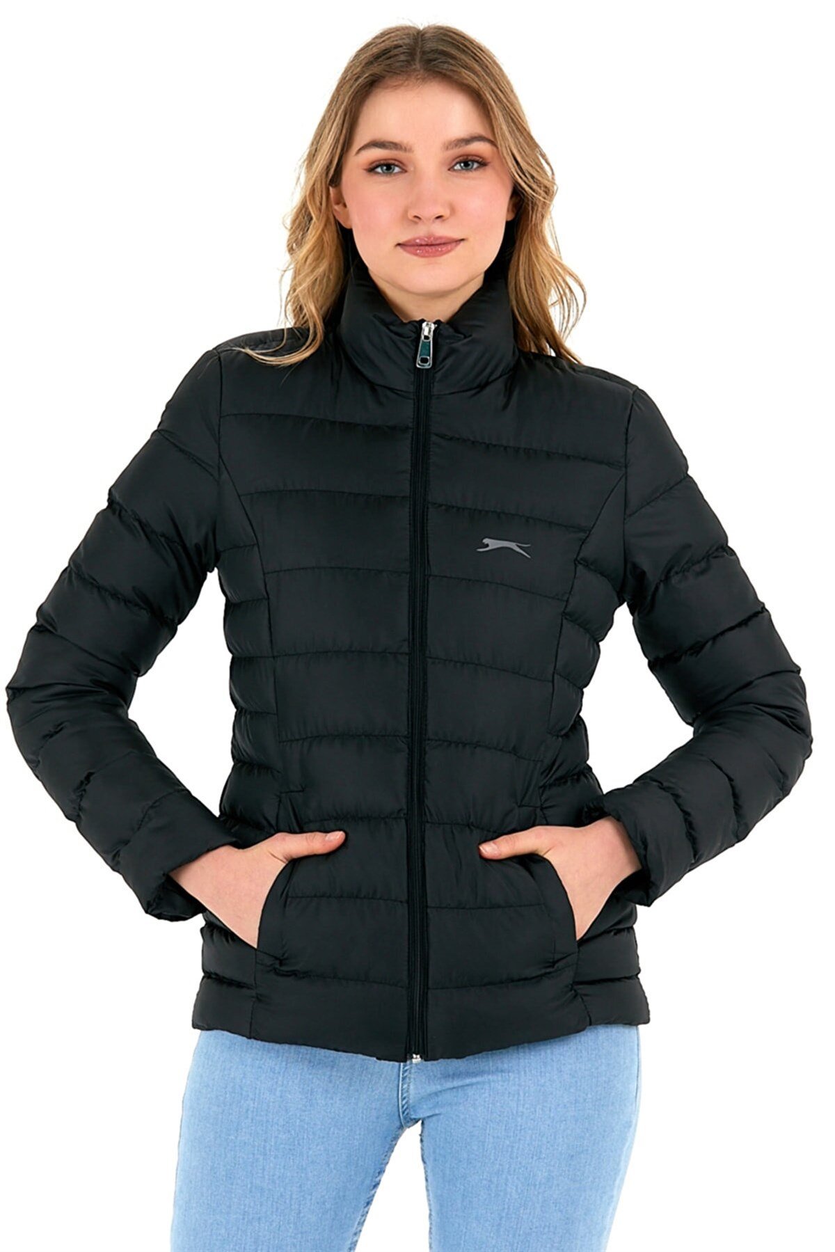 SLAZENGERMontSlazenger Blocky Kadın Mont ST21JE080-500Siyah