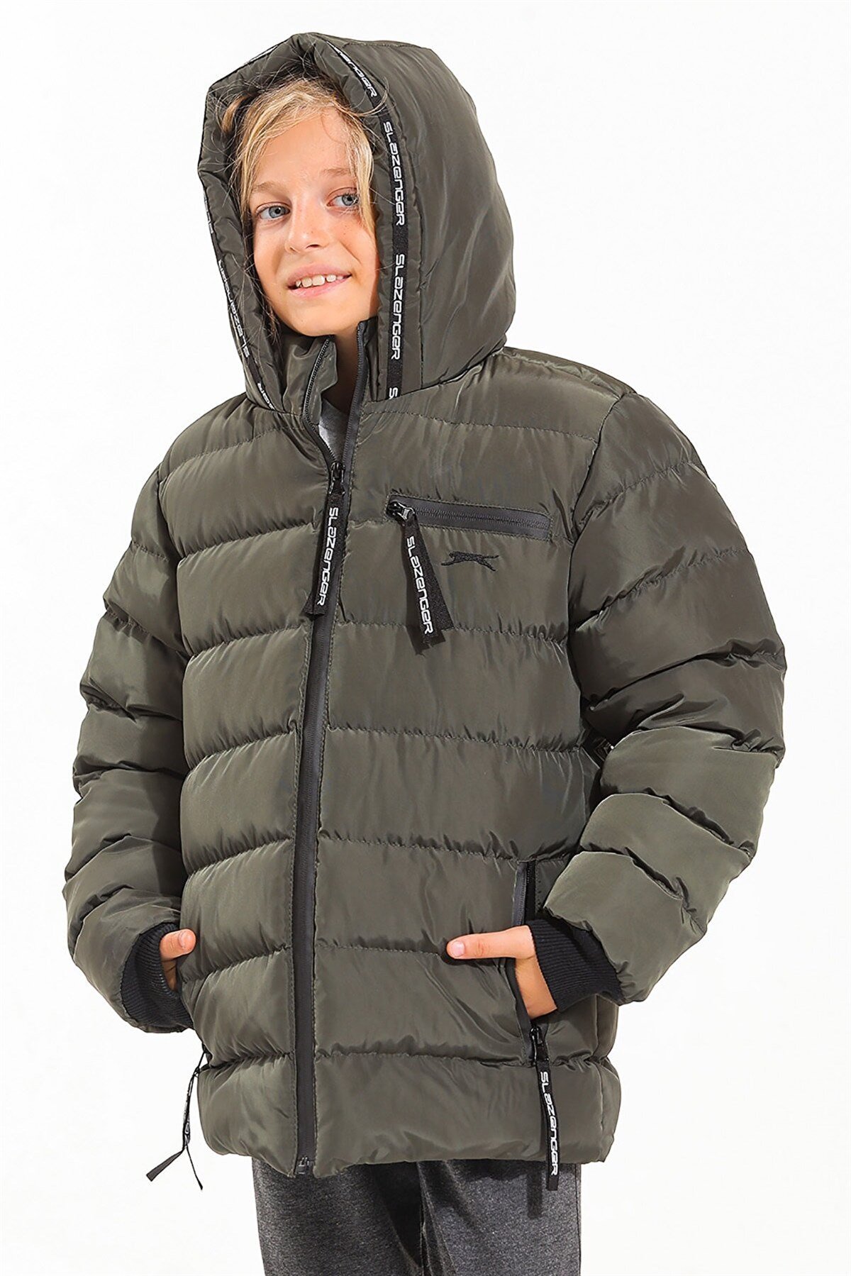 SLAZENGERMontSlazenger Captain Kaban Çocuk Mont ST21JC009-800Haki