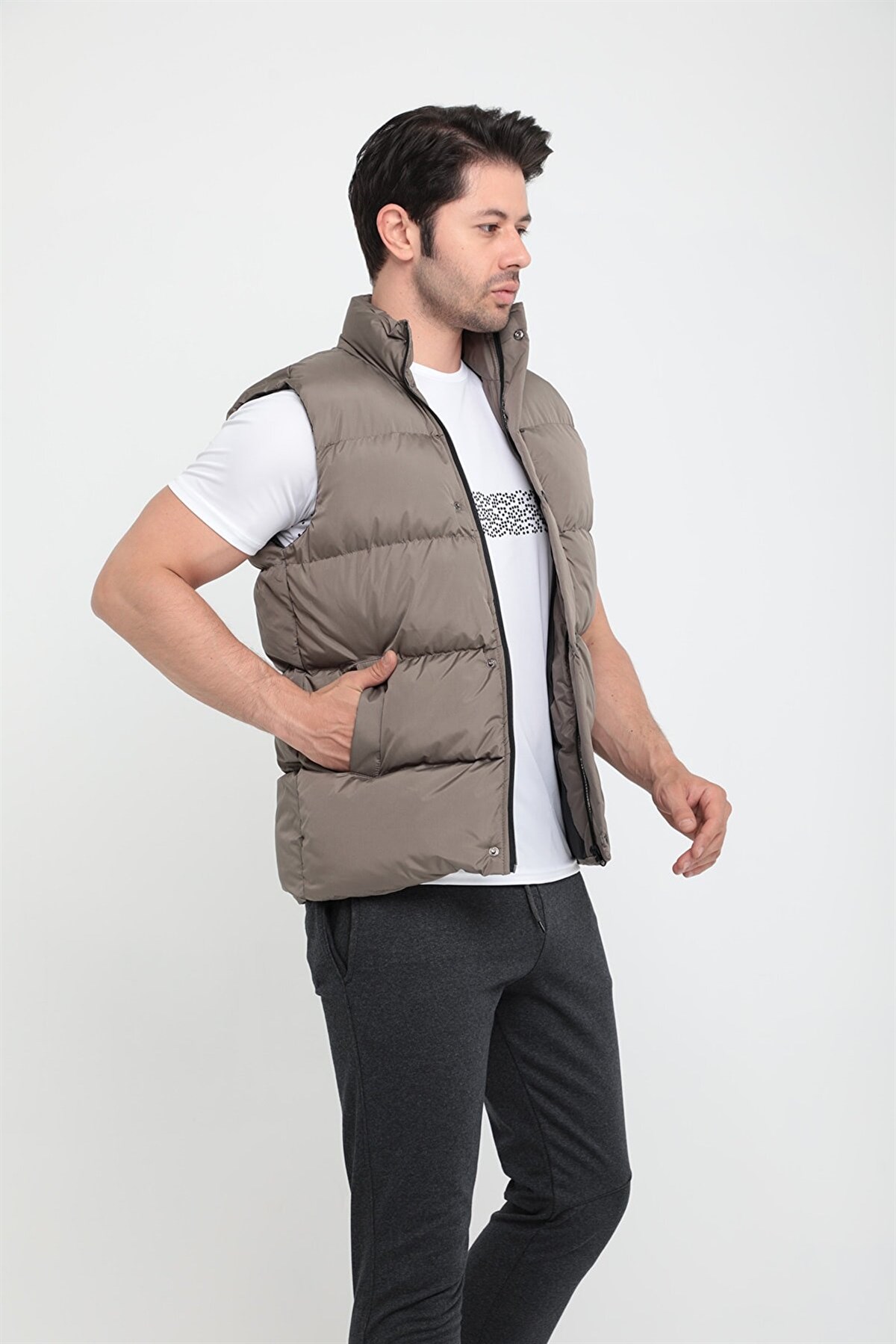 SLAZENGERYelekSlazenger Hamilton Erkek Yelek ST22YE002-315HAKI