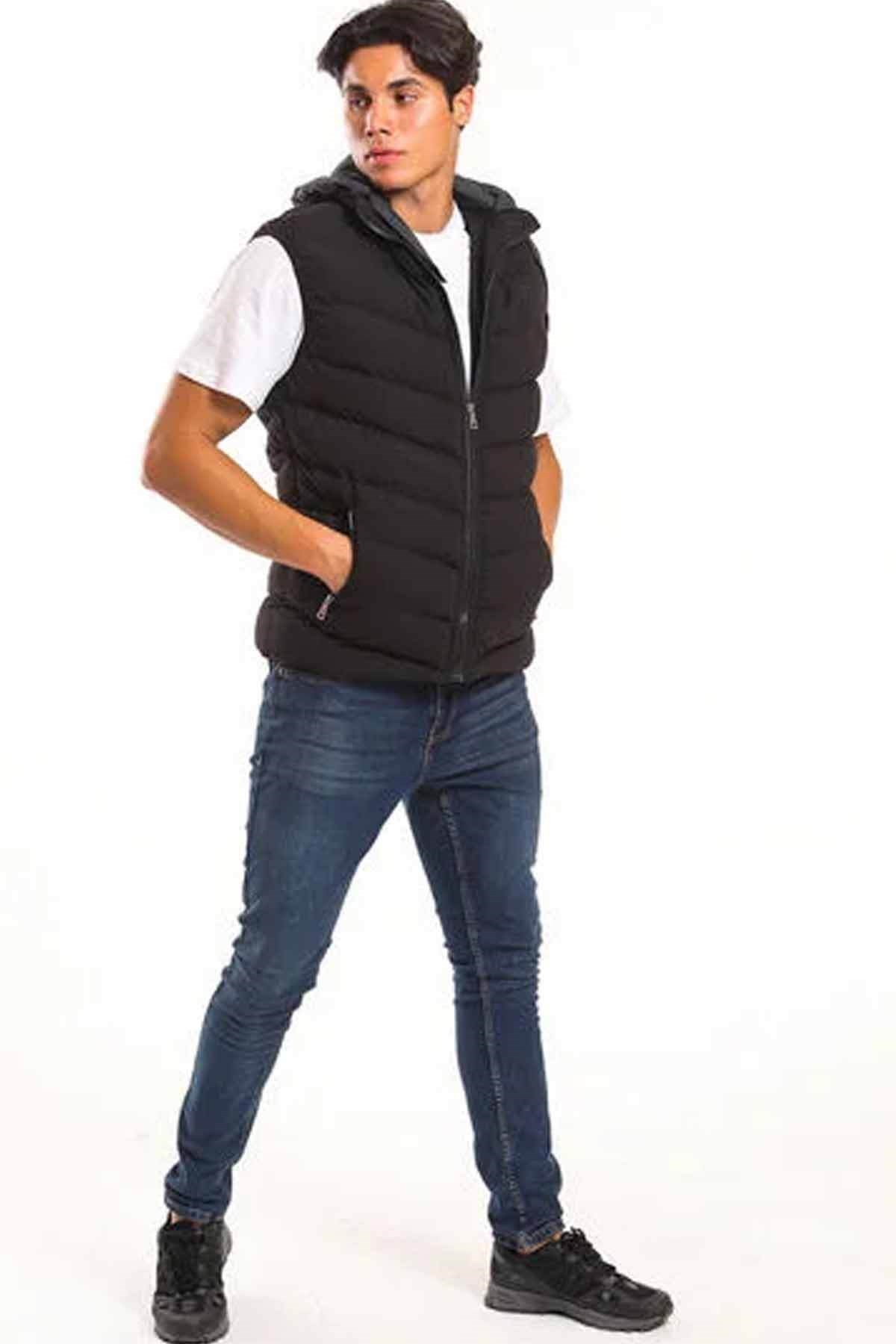 SLAZENGERYelekSlazenger Homer Erkek Yelek ST21YE001-500SIYAH