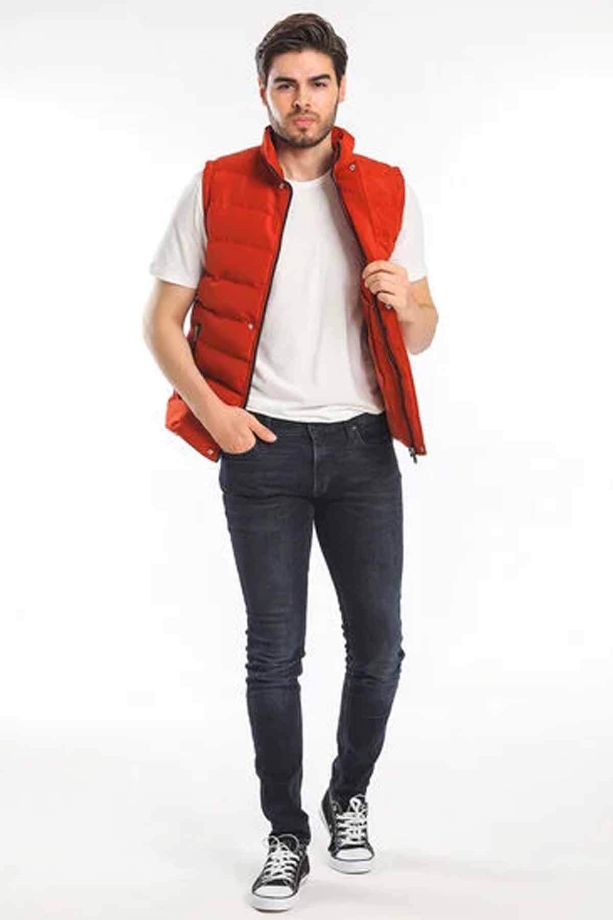 SLAZENGERYelekSlazenger Zula Erkek Yelek ST21YE010-760Kiremit