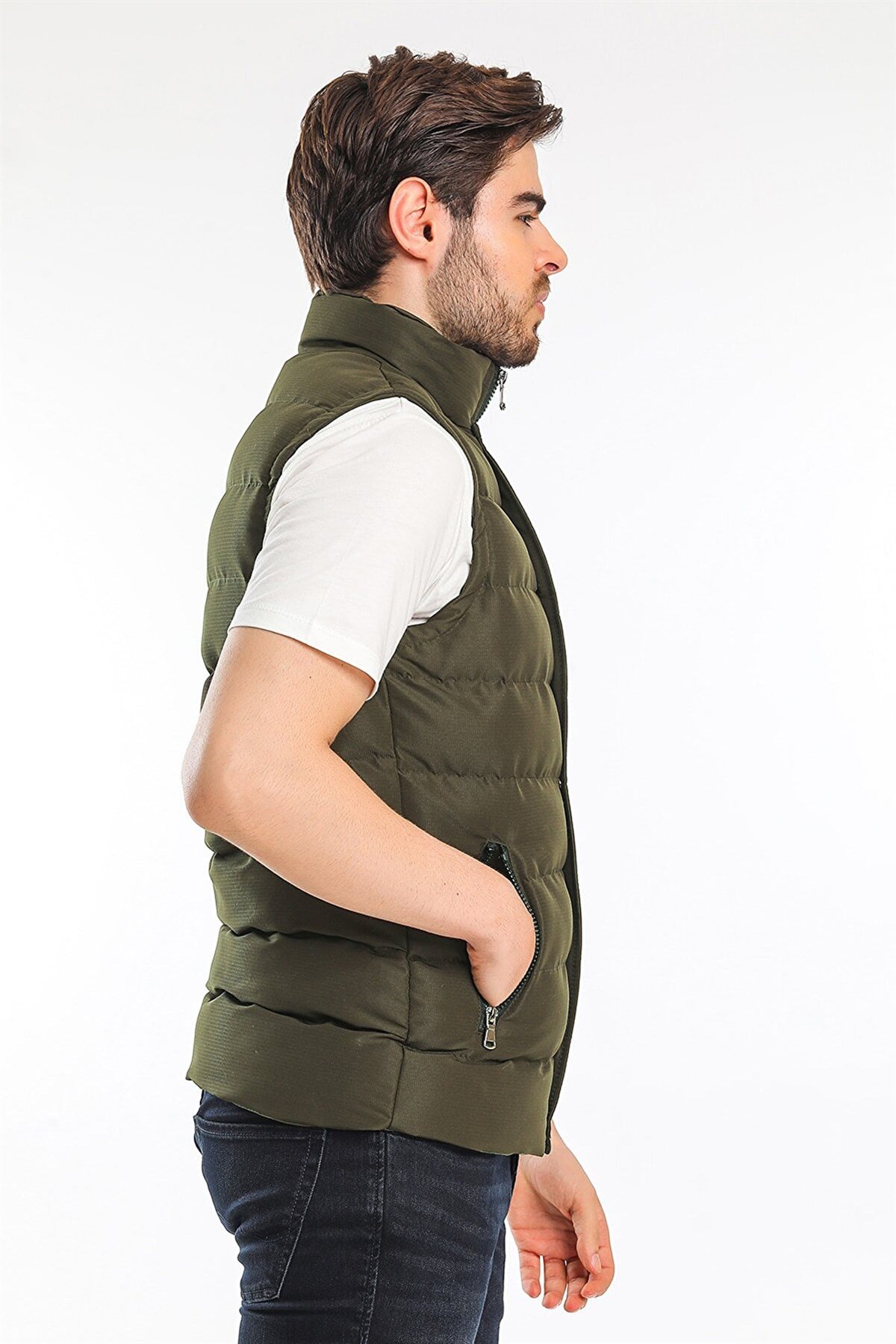 SLAZENGERYelekSlazenger Zula Erkek Yelek ST21YE010-800Haki