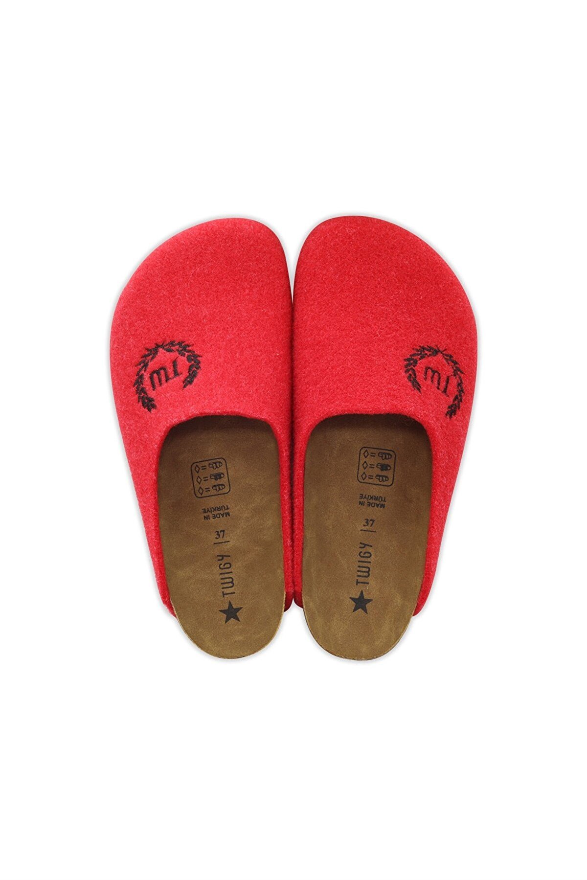 TWIGYEv TerliğiTwigy Cold Kadın Ev Terliği Ayakkabı TT0292Kırmızı