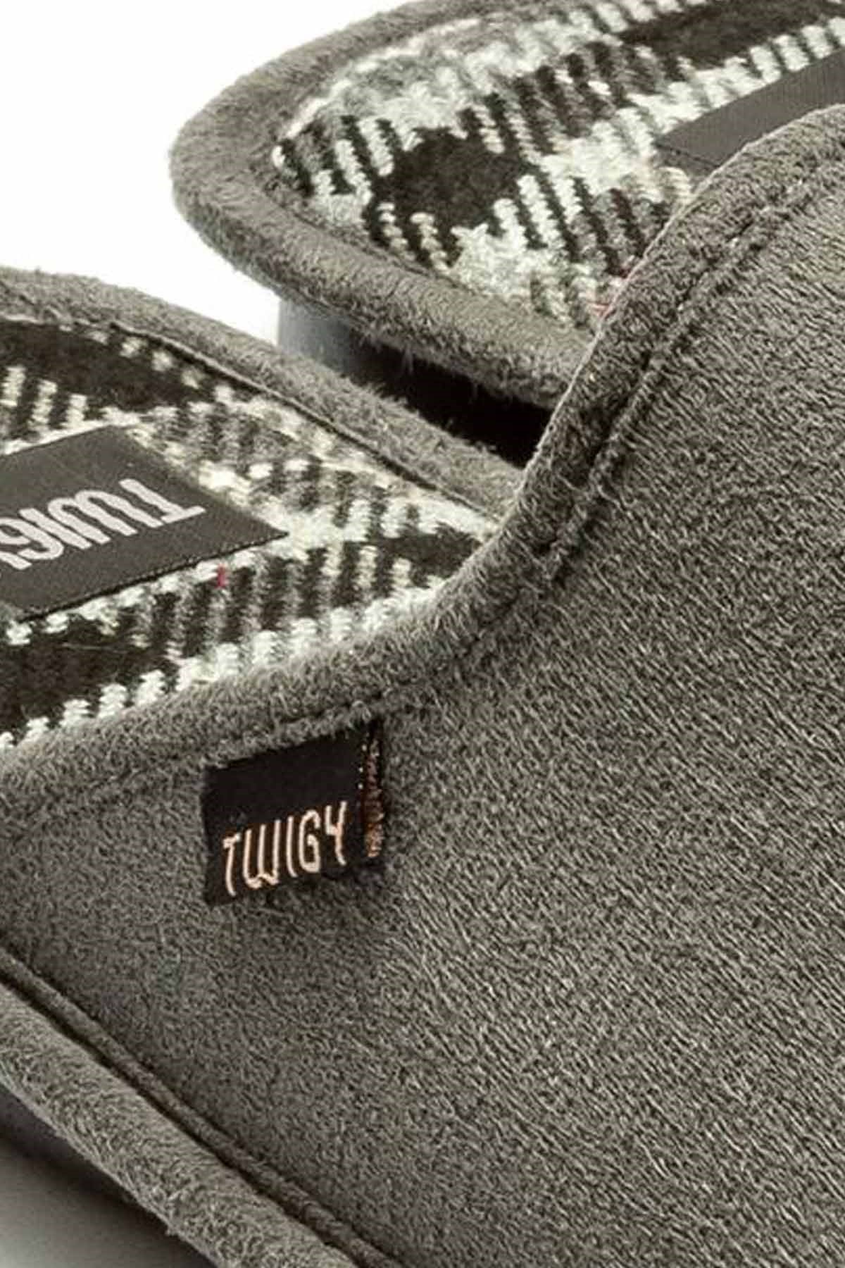 TWIGYEv TerliğiTwigy Pele Erkek Ev Terliği Ayakkabı YY0209Füme