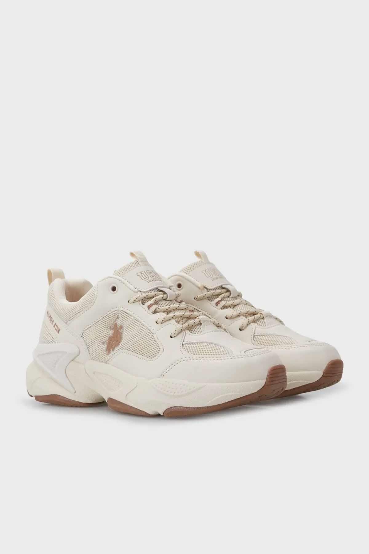 U.S. POLO ASSNGünlük SporUS Polo Maybe Yüksek Taban B-3 Kadın Günlük Spor Ayakkabı 101081720-2Bej