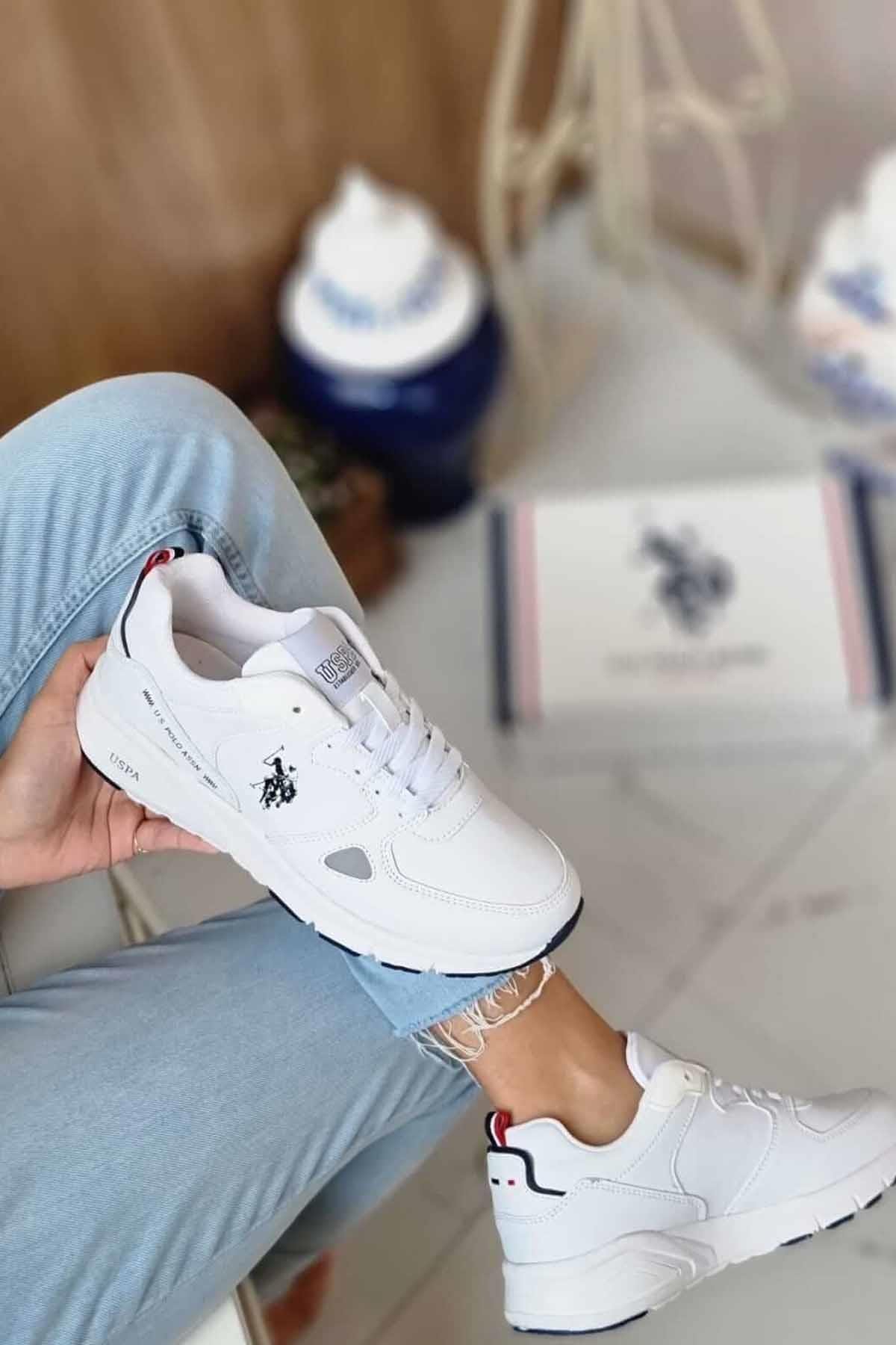 U.S. POLO ASSNGünlük SporUS Polo VANCE Erkek Günlük Spor Ayakkabı 100549422BEYAZ