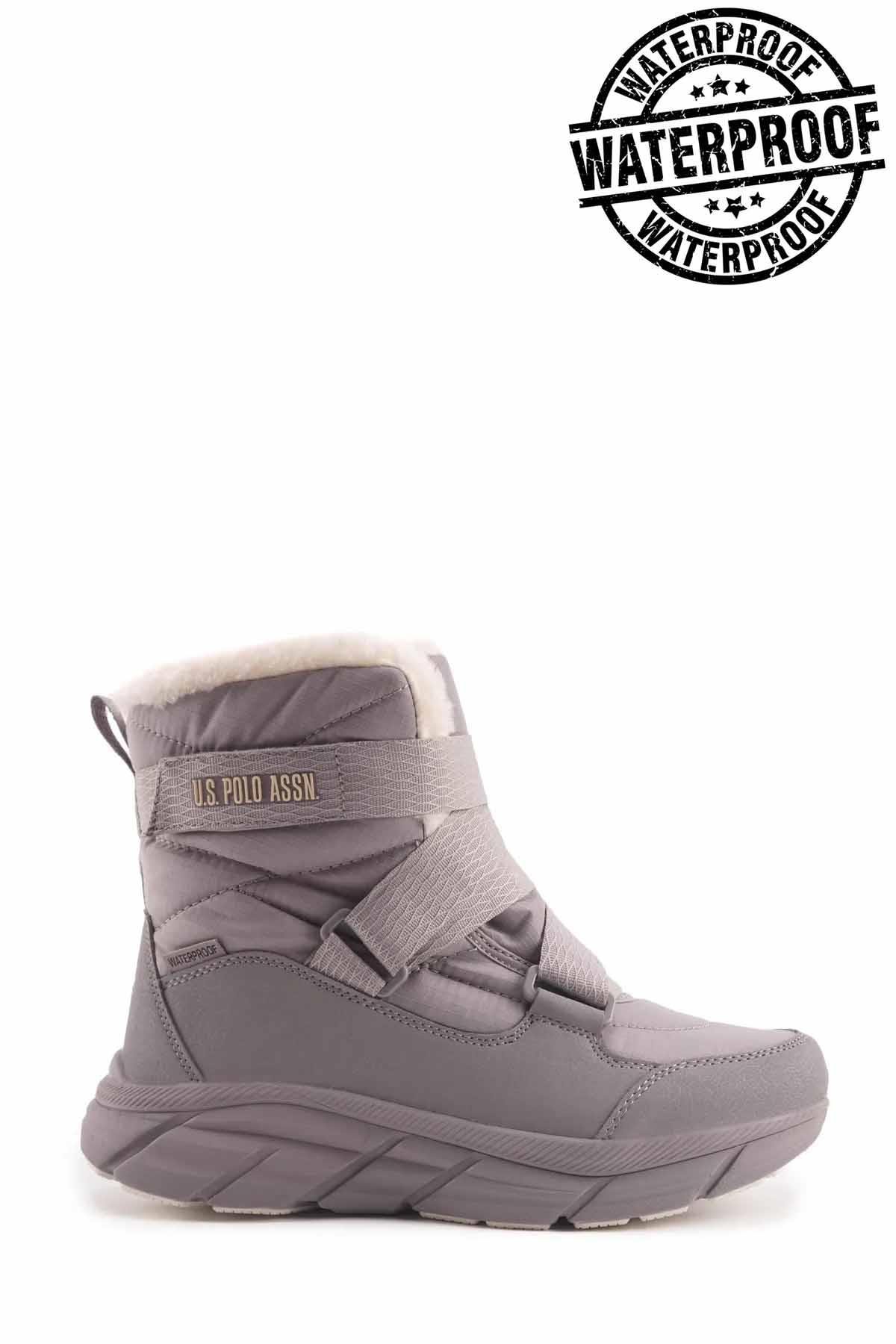 U.S. POLO ASSNBotU.S Polo Assn. Cherry Kadın Bot Ayakkabı 101812629GRAY