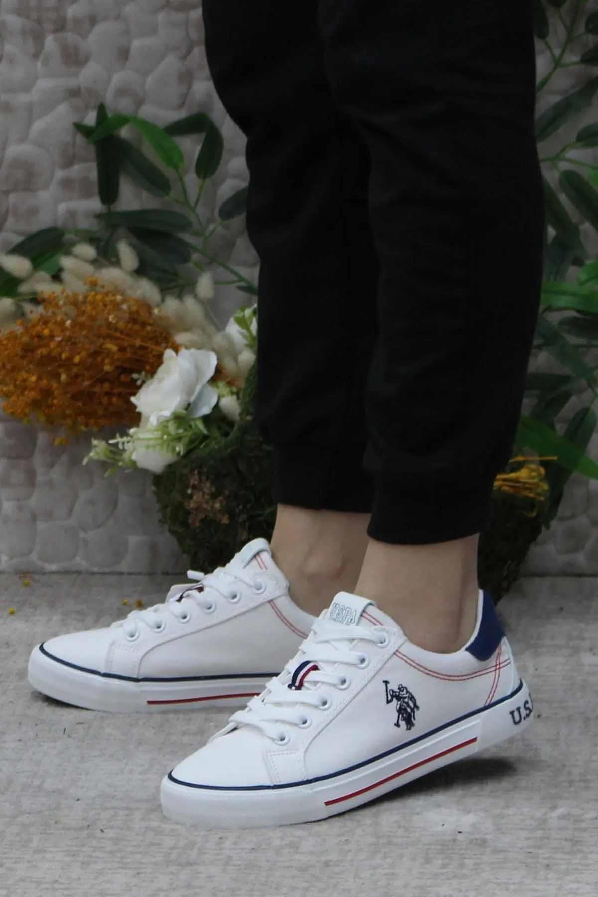 U.S. POLO ASSNGünlük SporU.S Polo Rachel 5FX Kadın Günlük Spor Ayakkabı 101946793BEYAZ