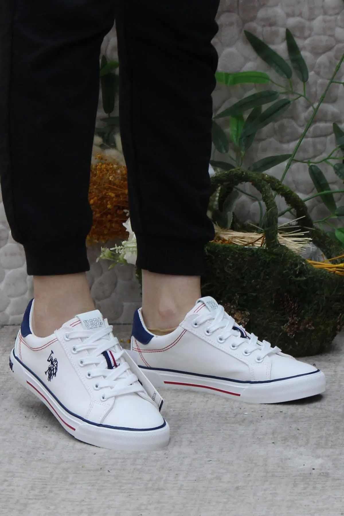 U.S. POLO ASSNGünlük SporU.S Polo Rachel 5FX Kadın Günlük Spor Ayakkabı 101946793BEYAZ