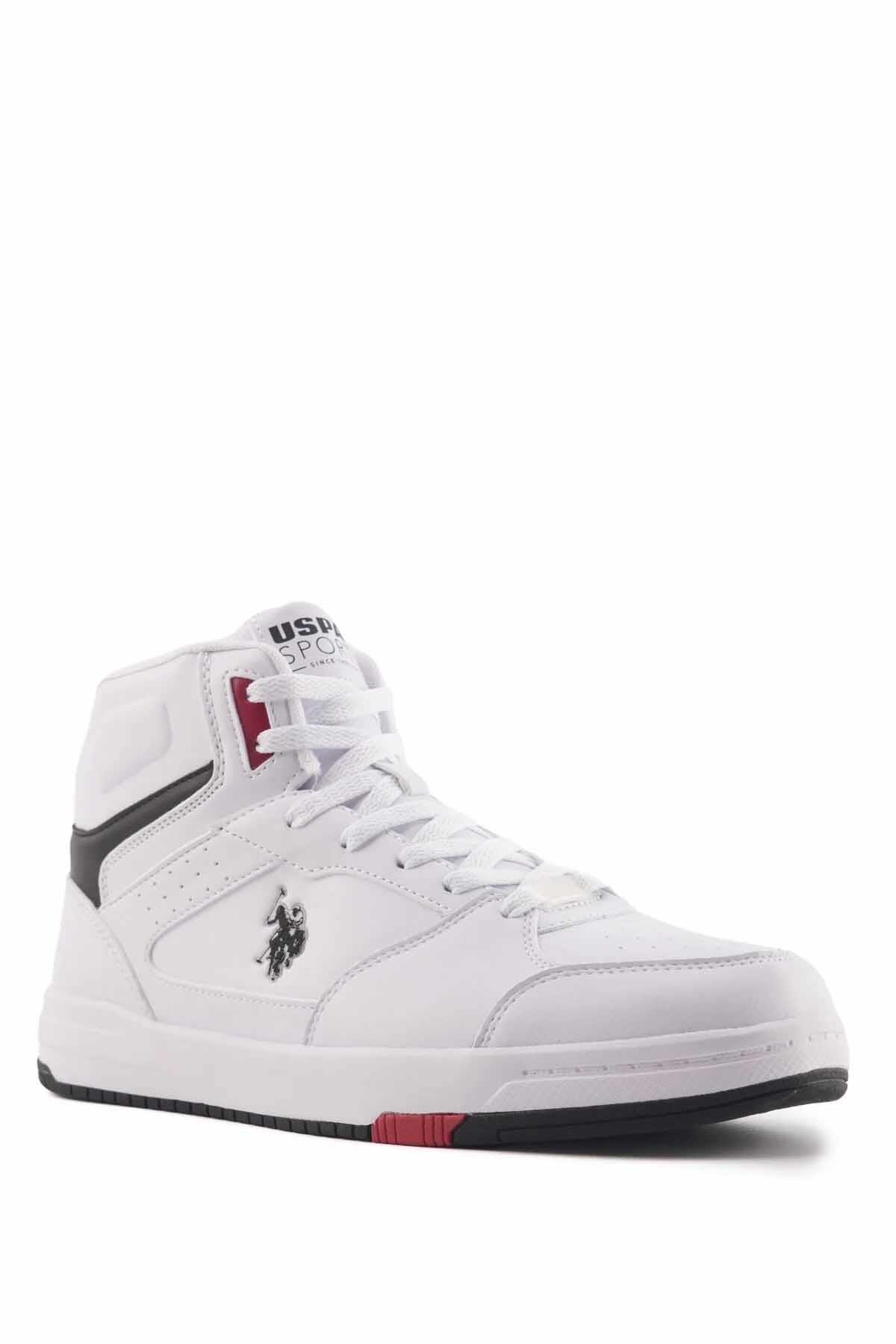 U.S. POLO ASSNGünlük SporU.S Polo Assn. Ayakkbı Presto HI Erkek Günlük Spor Ayakkabı 101391920beyaz/krmz