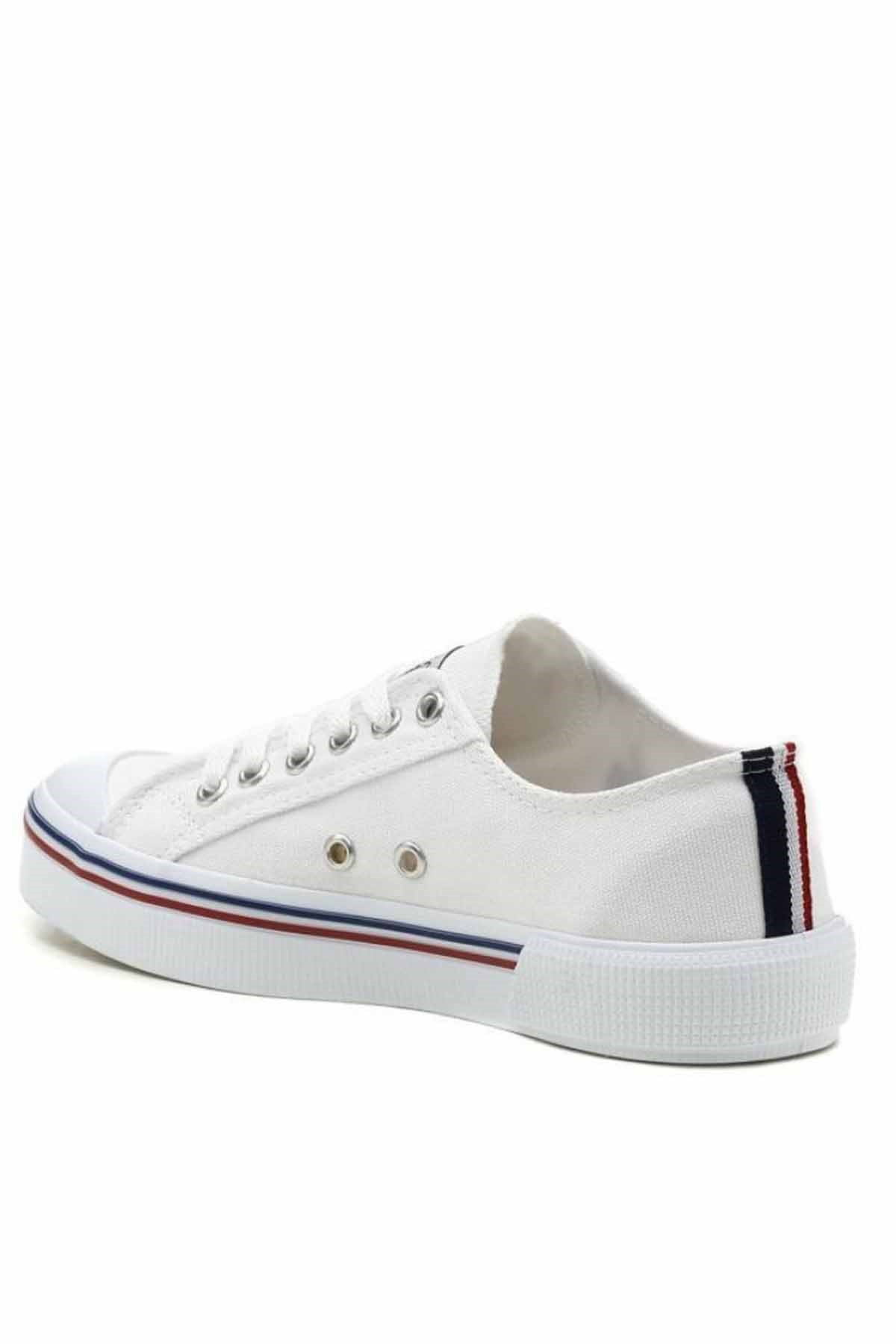 U.S. POLO ASSNGünlük SporU.S Polo Assn.Unisex Beyaz Sneaker Kadın Günlük Spor Ayakkabı USP300BEYAZ