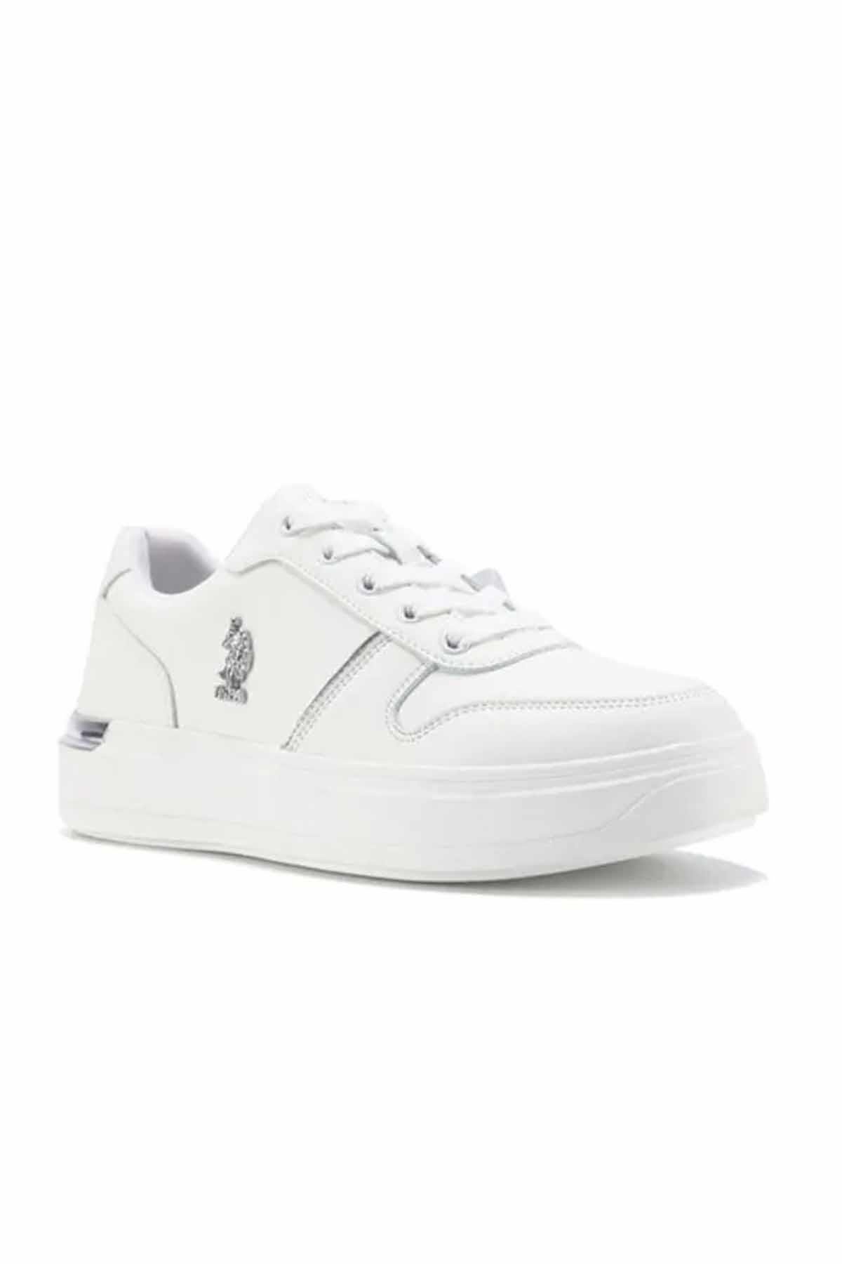 U.S. POLO ASSNSneakerU.S Polo Assn. Alka 4FX Kadın Sneaker Ayakkabı 101532314BEYAZ