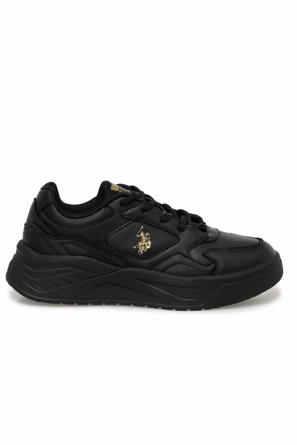 U.S. POLO ASSNSneakerU.S. Polo Assn. Martha Kadın Sneaker Ayakkabı 101812789Siyah-Gold