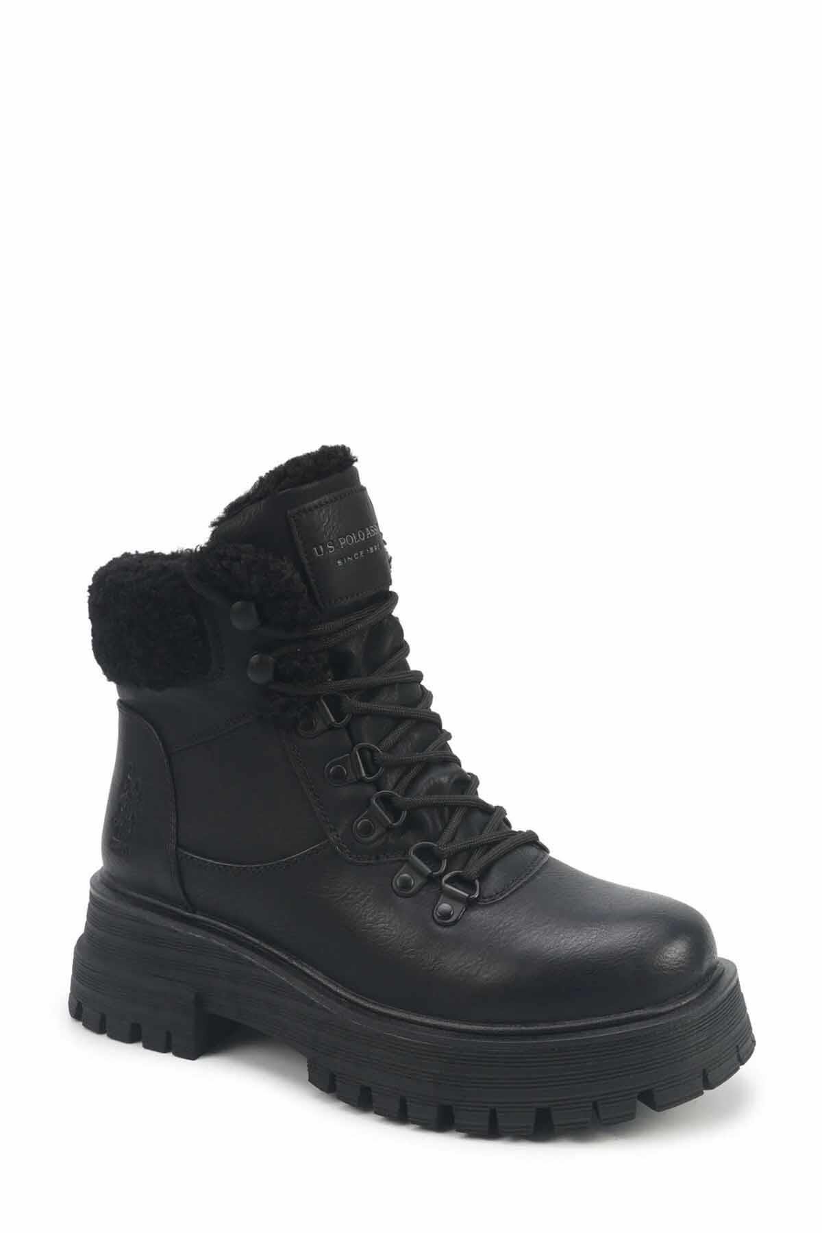 US POLO ASSN.BotU.S Polo Assn. Dolphın Kadın Bot Ayakkabı 102038816Siyah