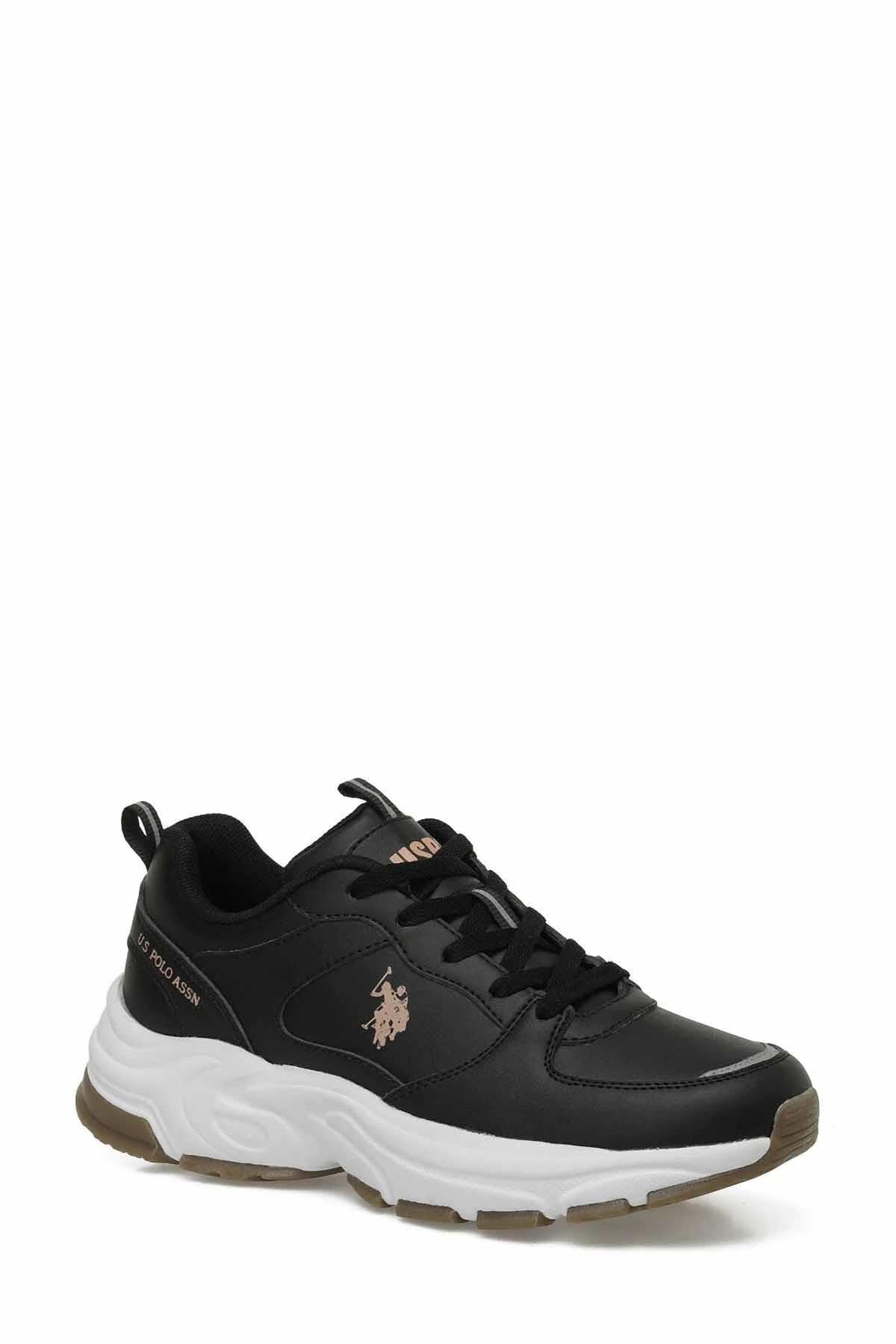 US POLO ASSN.SneakerU.S Polo Assn. Sorley PU 5 PR Kadın Sneaker Ayakkabı 102032290Siyah