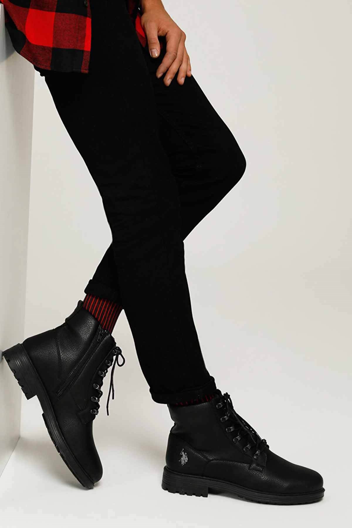 US POLOBotU.S Polo Assn. Emar Erkek Bot Ayakkabı 100550043SIYAH