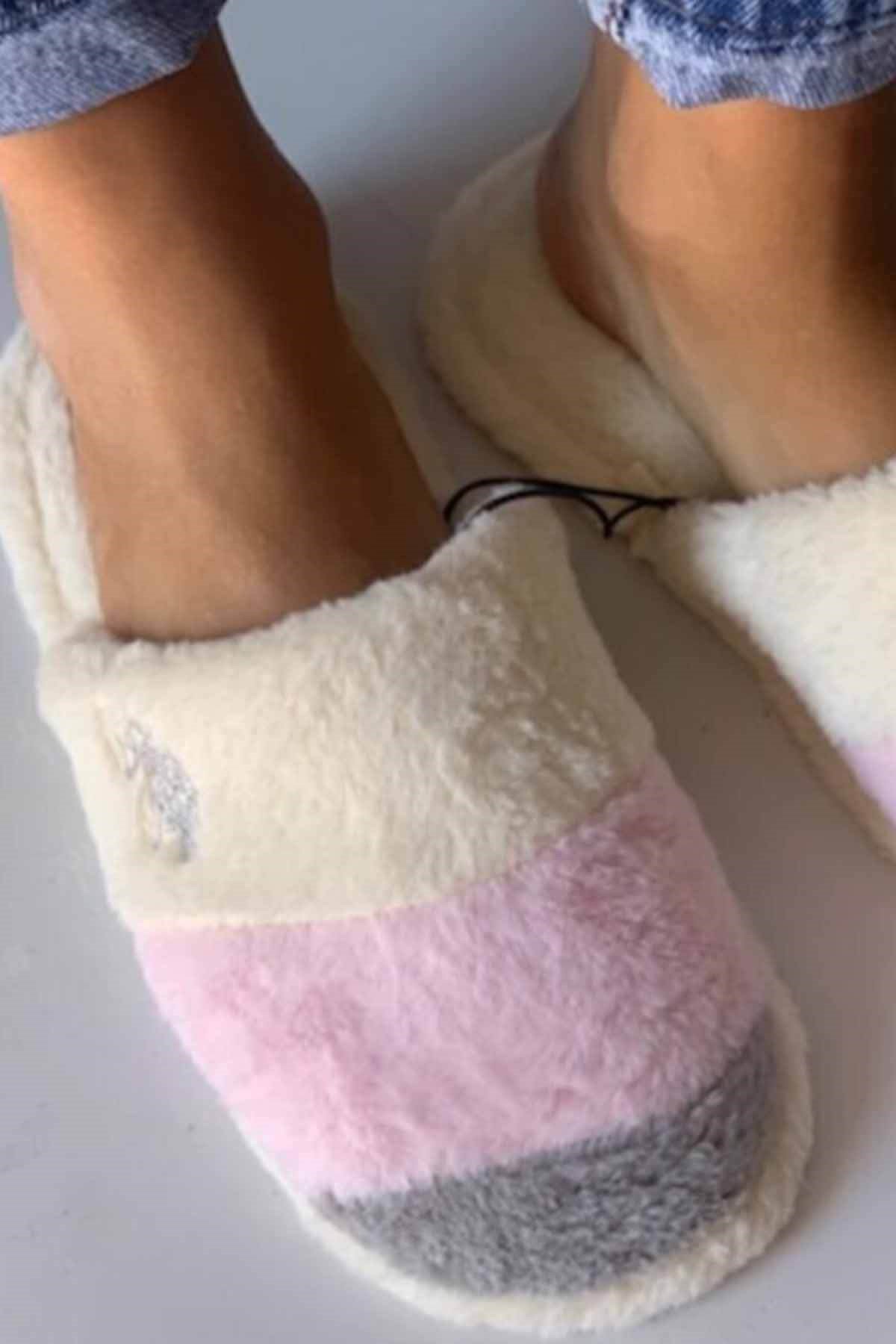 US POLOEv TerliğiU.S Polo Assn.Arkansas Kadın Ev Terliği Ayakkabı 101067572BEYAZ