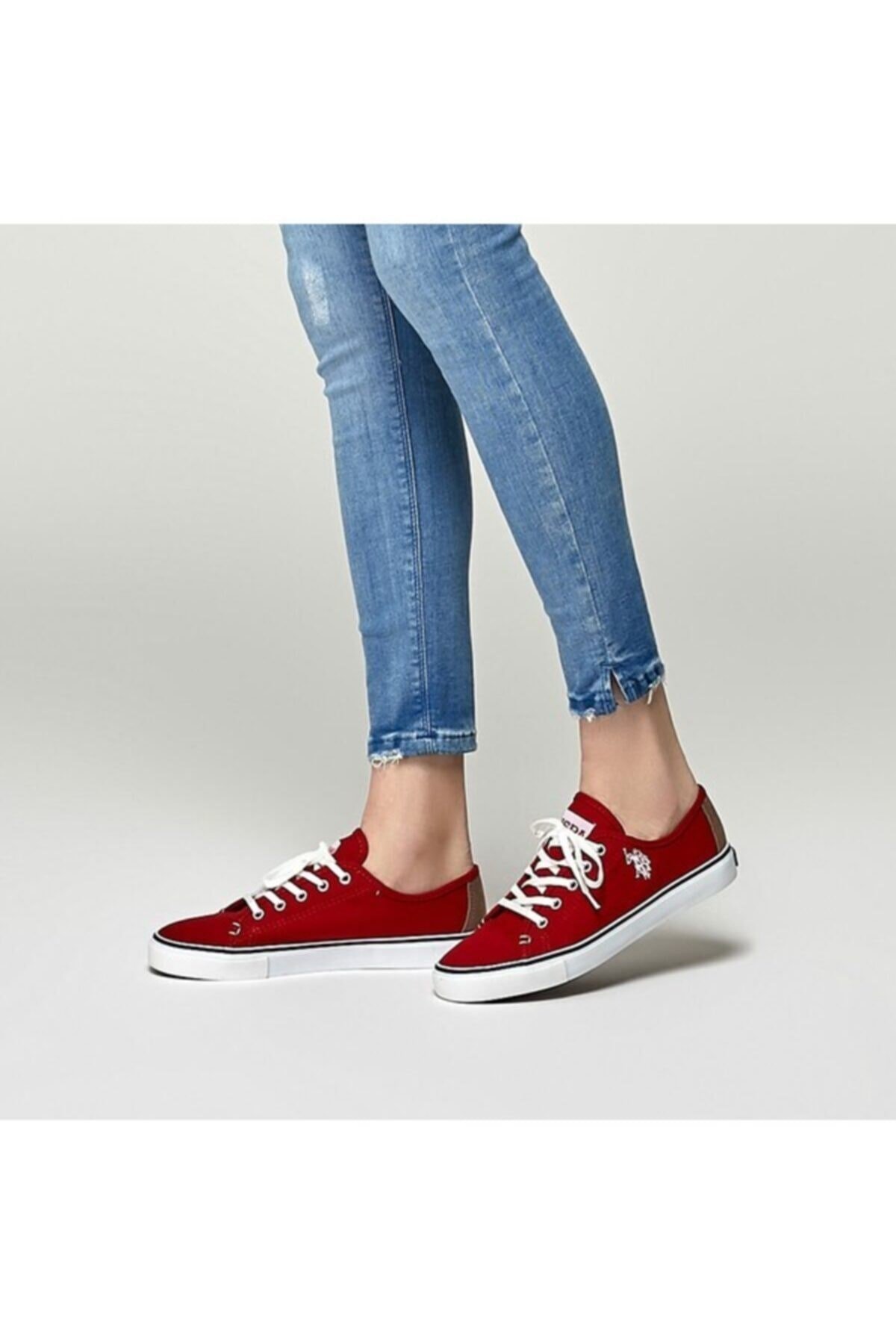 US POLOGünlük SporUs Polo Toga Kadın Günlük Spor Ayakkabı 100918943KIRMIZI