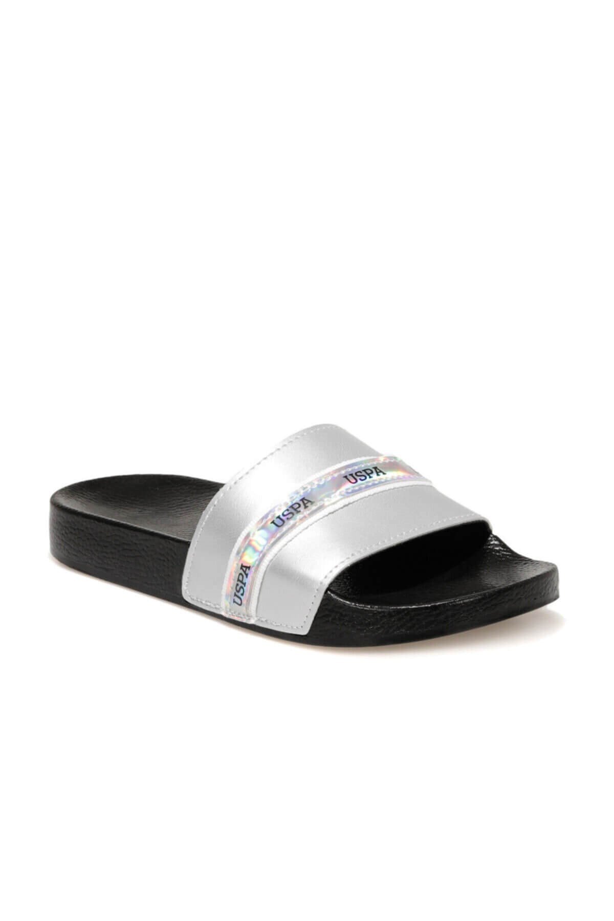 US POLOTerlikUs Polo Neat Kadın Terlik Ayakkabı 101016788Gumus