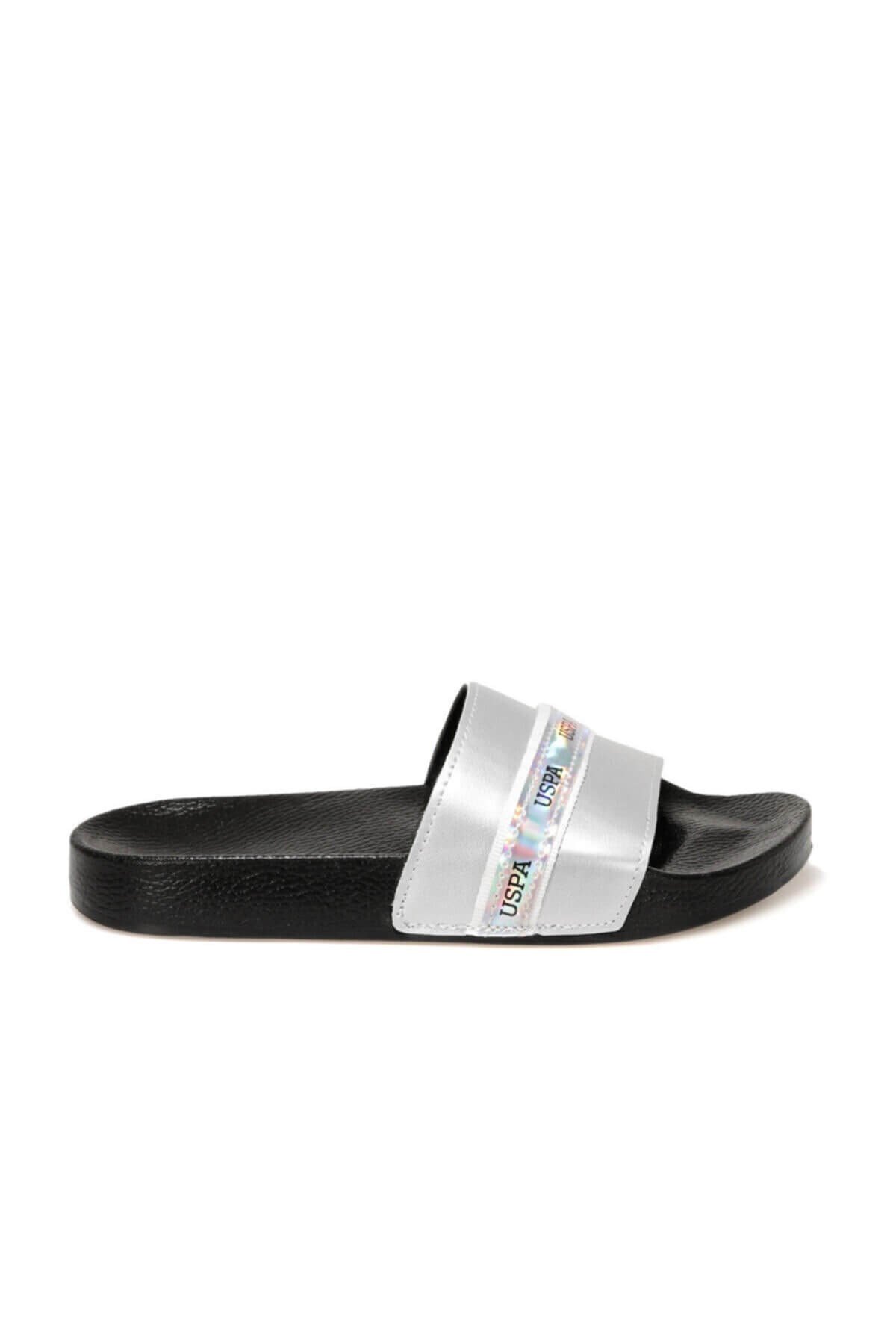 US POLOTerlikUs Polo Neat Kadın Terlik Ayakkabı 101016788Gumus