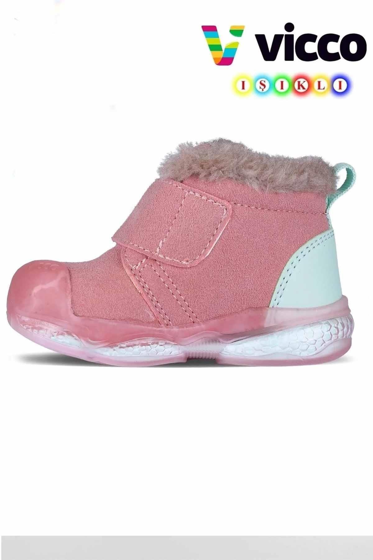 VİCCOBotVicco Mind Işıklı Çocuk Bot Ayakkabı 946.B24K.437-114Pudra