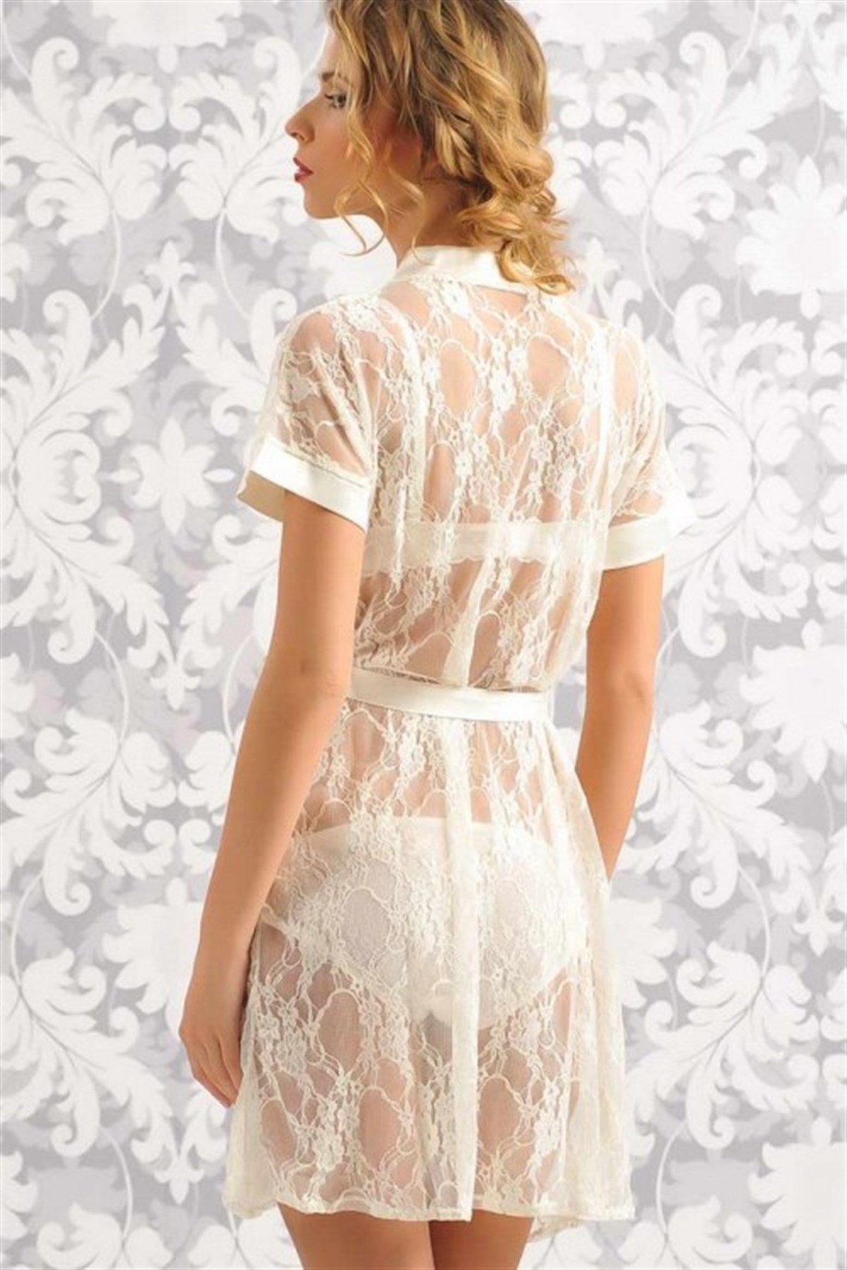 Pierre Cardin 4074 Sacha Dantel Sabahlık