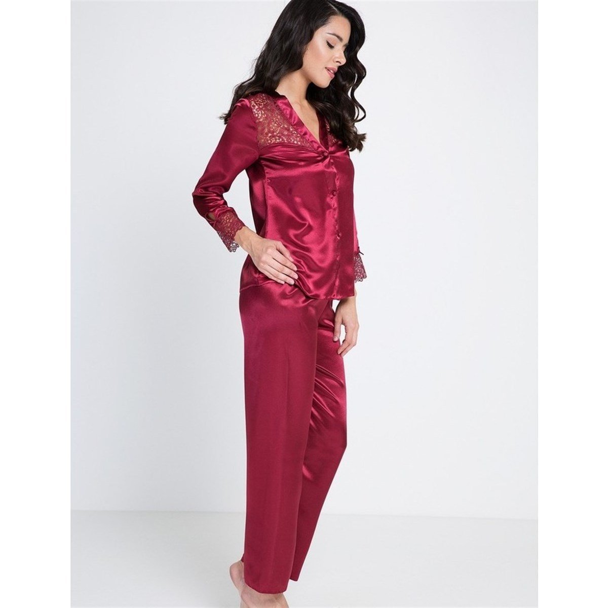 Pierre Cardin 6 Parça Çeyiz Seti Sabahlık Gecelik 6620