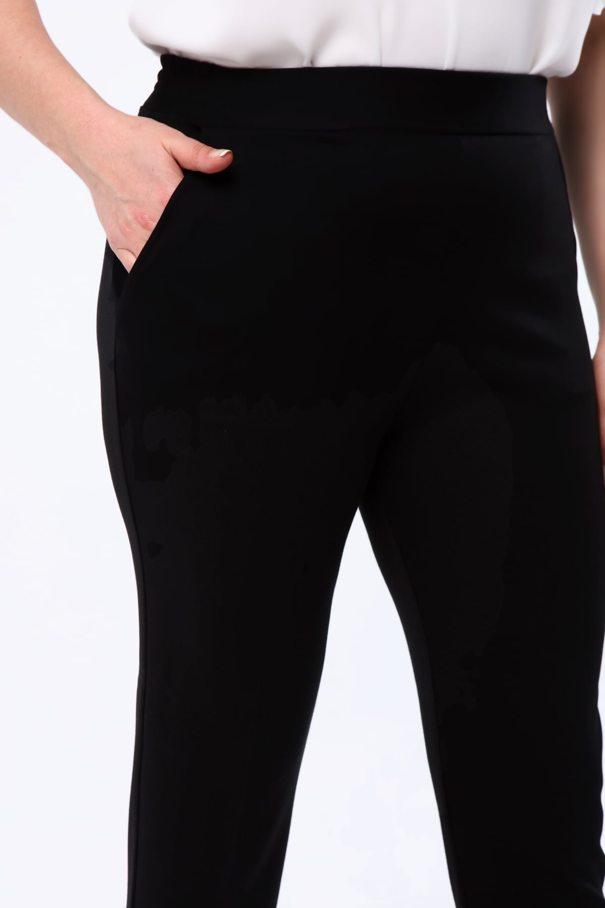 Büyük Beden Duble Paça Tayt PantolonCurvy TrendBüyük Beden Duble Paça Tayt Pantolon