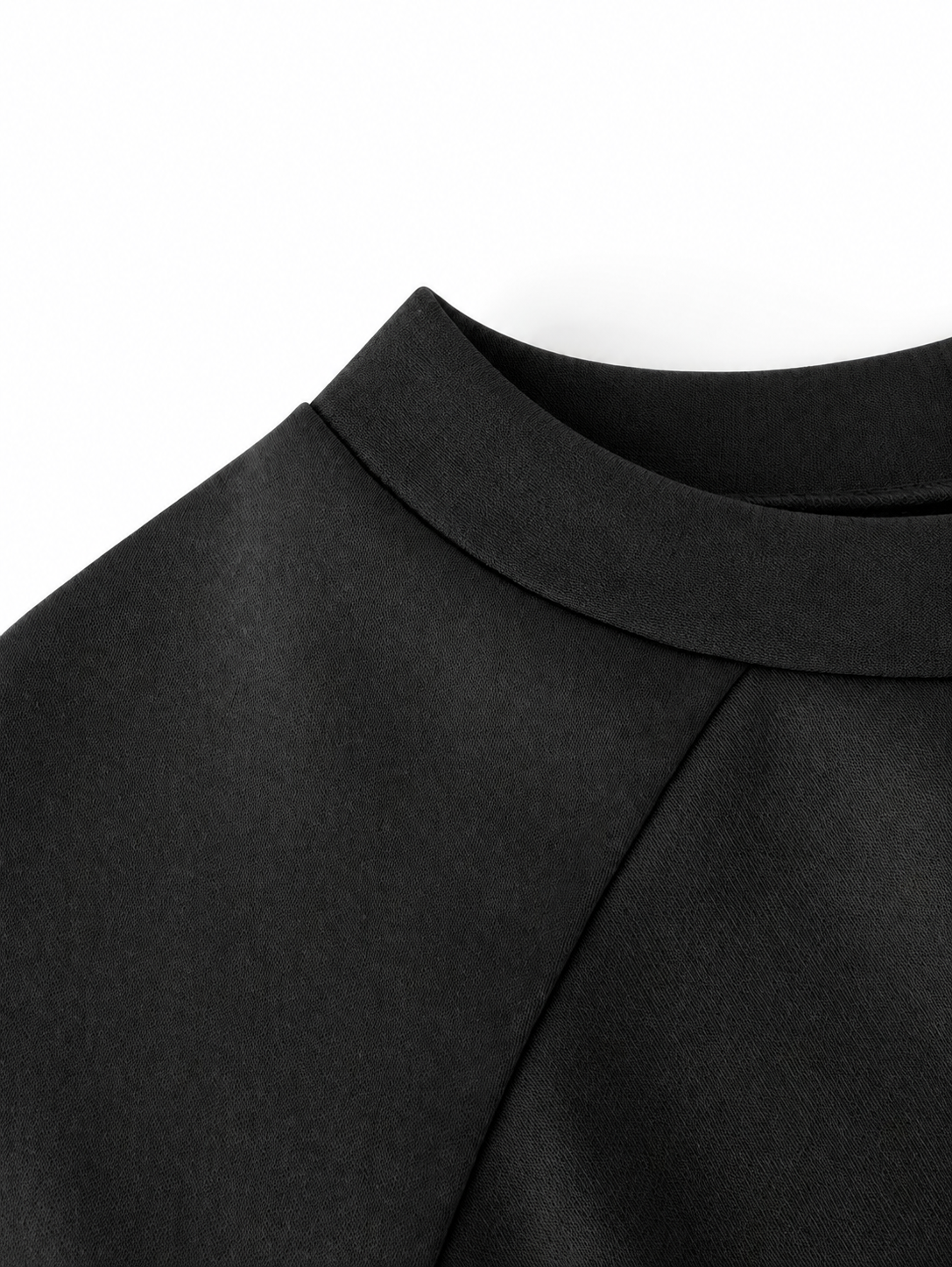 Büyük Beden Fermur Yırtmaç Detaylı Oysho Kumaş Reglan Kol Sweashirt SiyahCurvy TrendBüyük Beden Fermuar Yırtmaç Detaylı Oysho Kumaş Reglan Kol Sweashirt Siyah