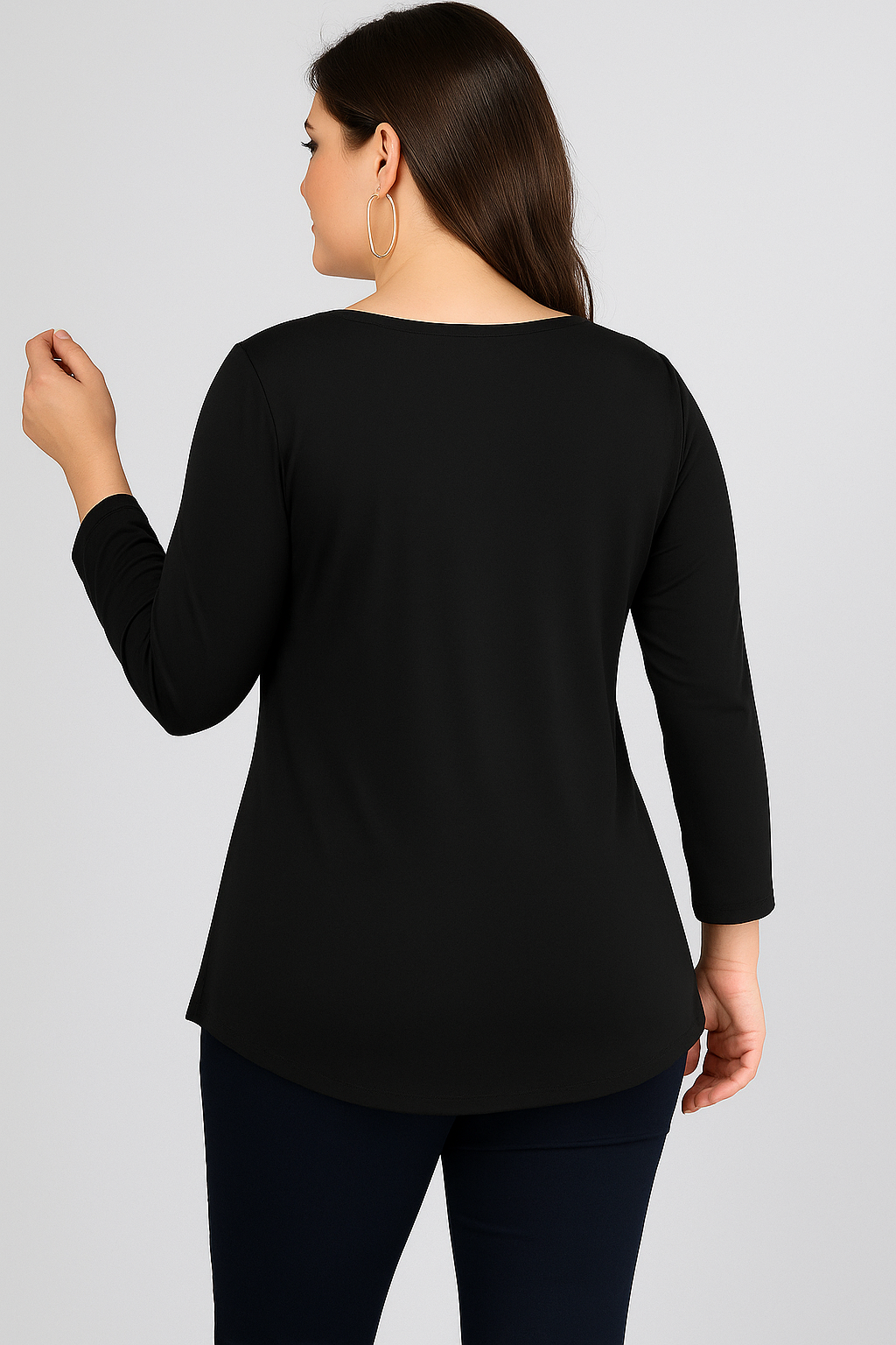 Büyük Beden Floral Butterfly Baskılı V Yaka Uzun Kol Geniş Etekli Bluz SiyahCurvy TrendBüyük Beden Floral Butterfly Baskılı V Yaka Uzun Kol Geniş Etekli Bluz Siyah