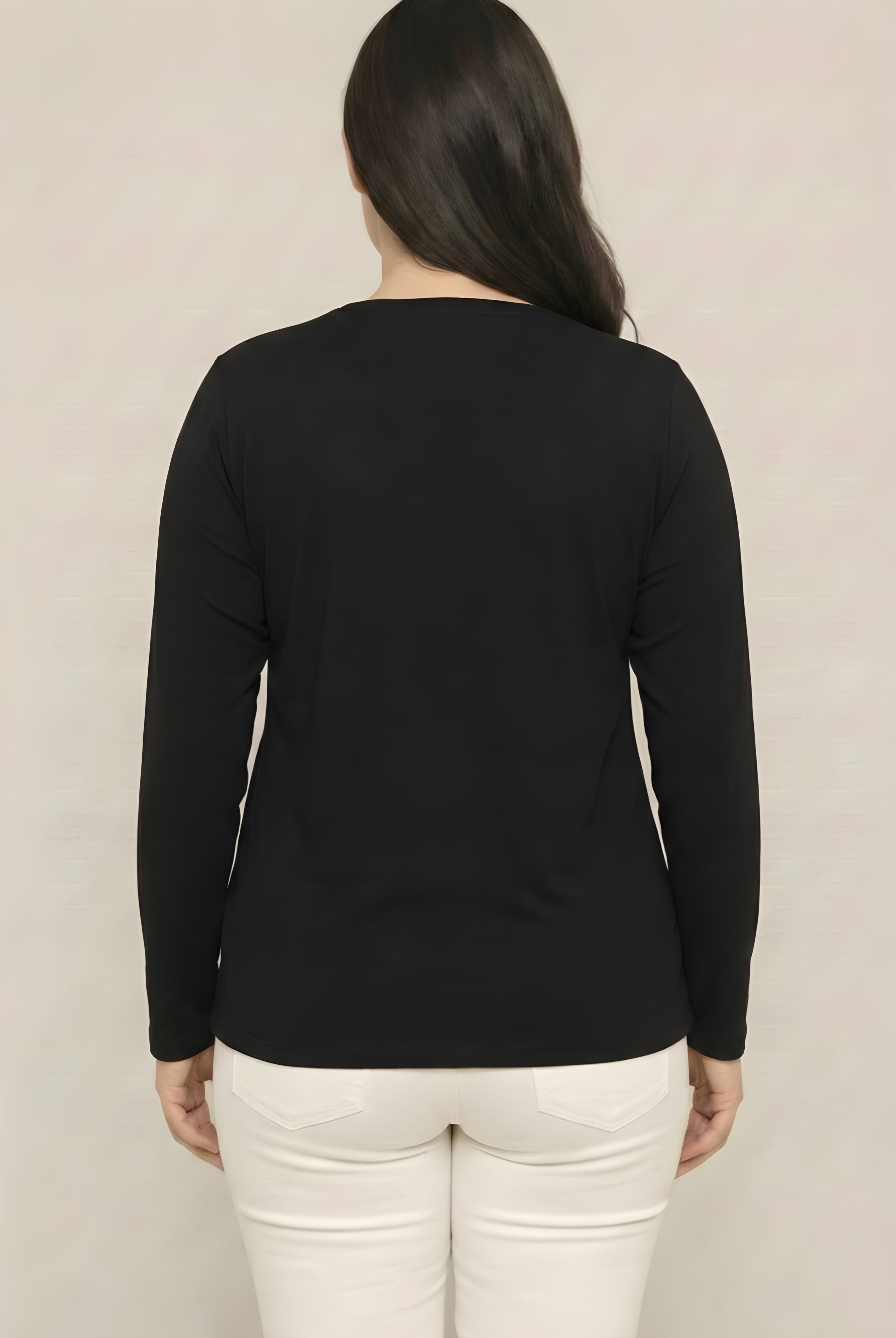 Büyük Beden V Yaka Çapraz 4 Bantlı Yan Yırtmaçlı Uzun Kol Bluz SiyahCurvy TrendBüyük Beden V Yaka Çapraz 4 Bantlı Yan Yırtmaçlı Uzun Kol Bluz Siyah