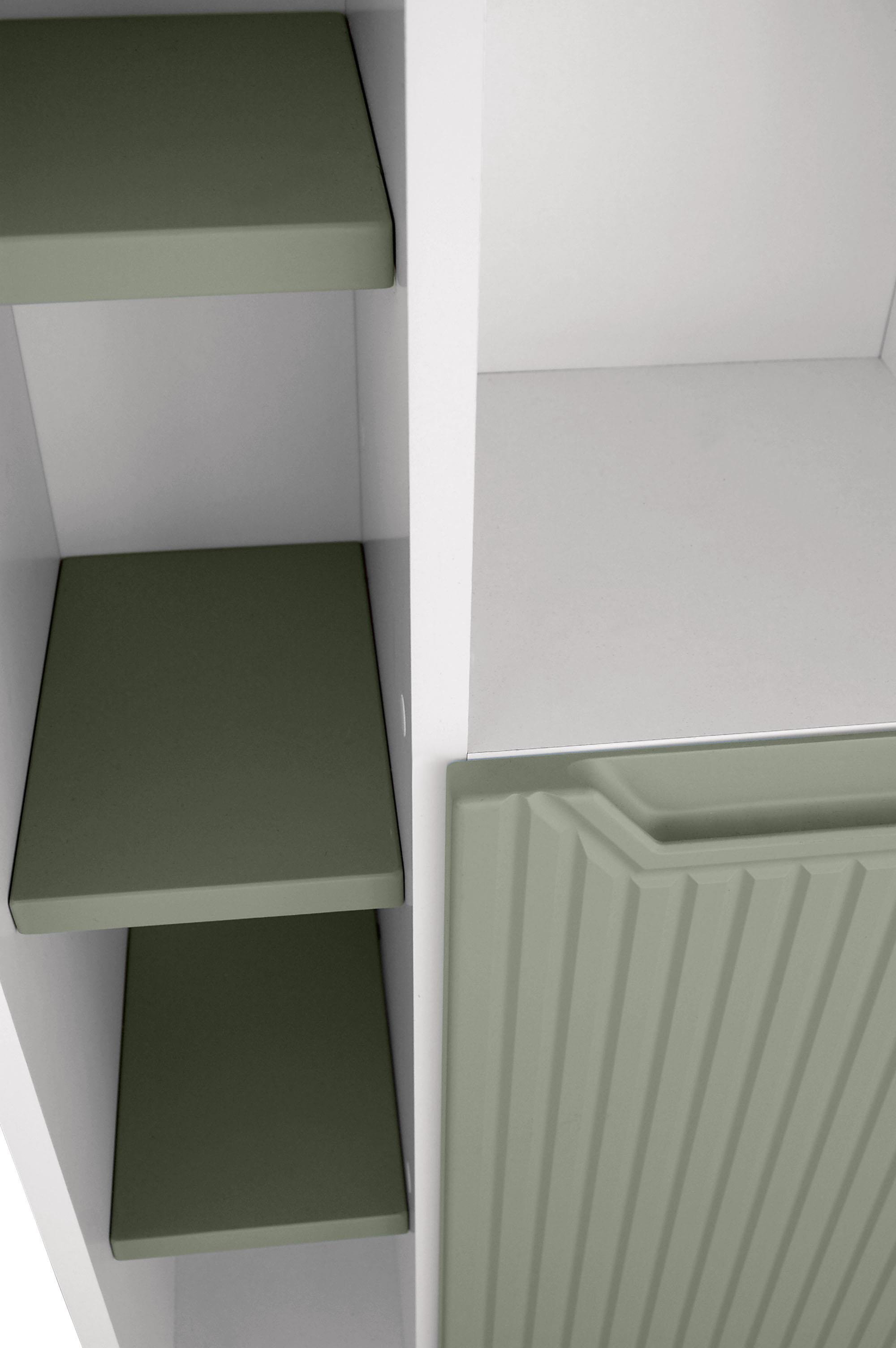 Nurcelant Çok Amaçlı Banyo Boy Dolabı Mdf Açık Yeşil