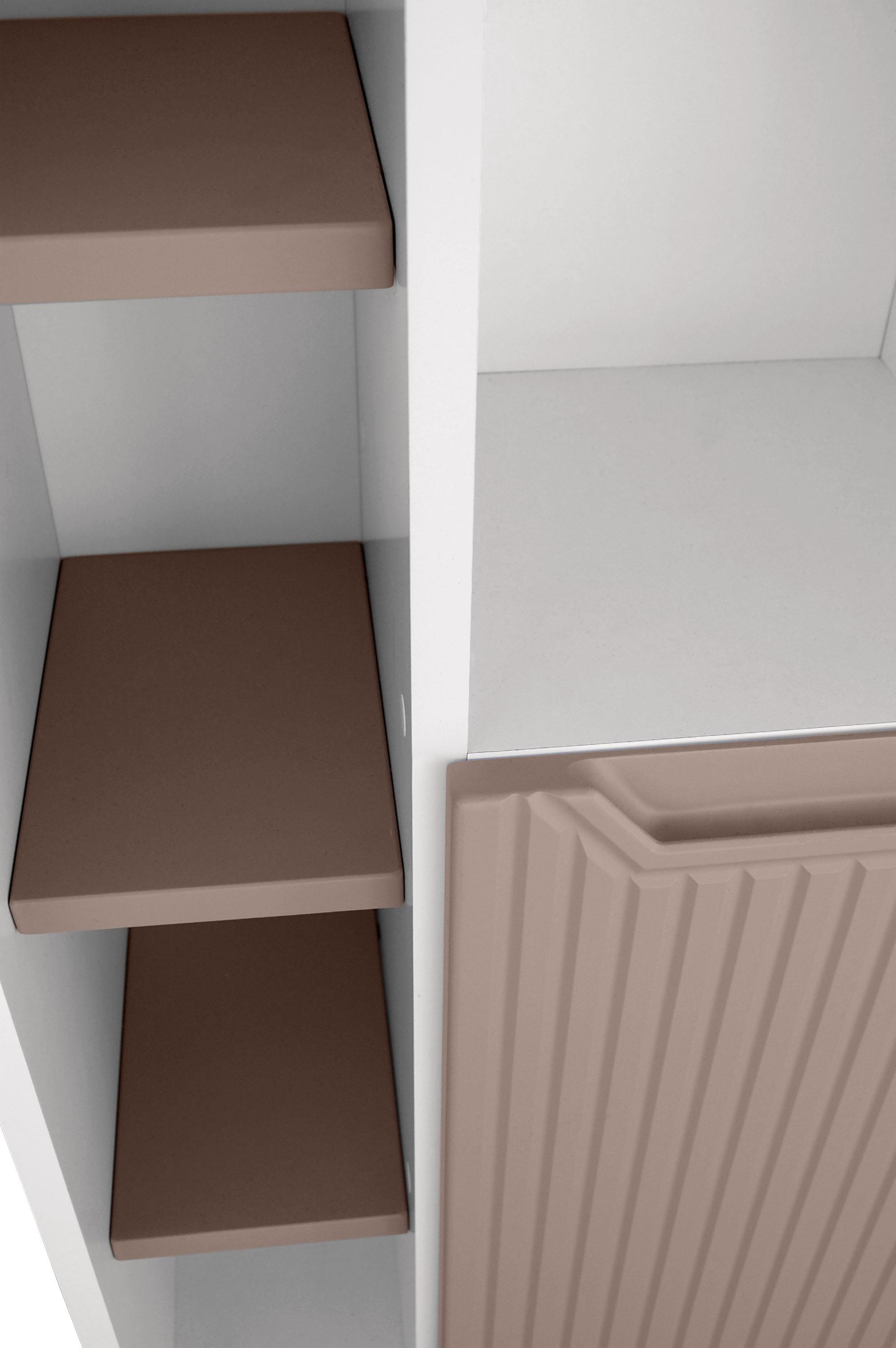 Nurcelant Çok Amaçlı Banyo Boy Dolabı Mdf Bej Vizon